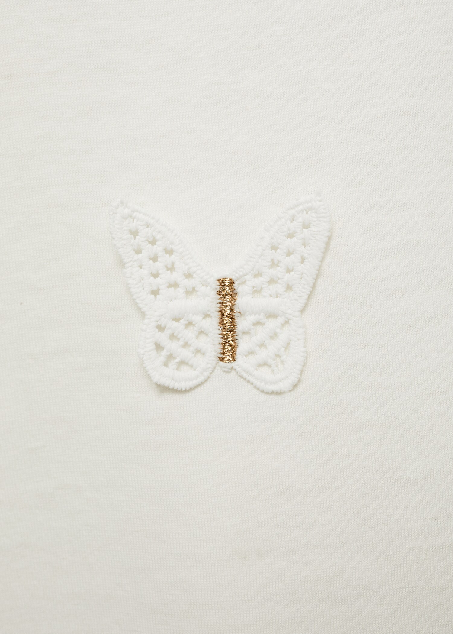 Maglietta farfalle ricamate - Dettaglio dell'articolo 0