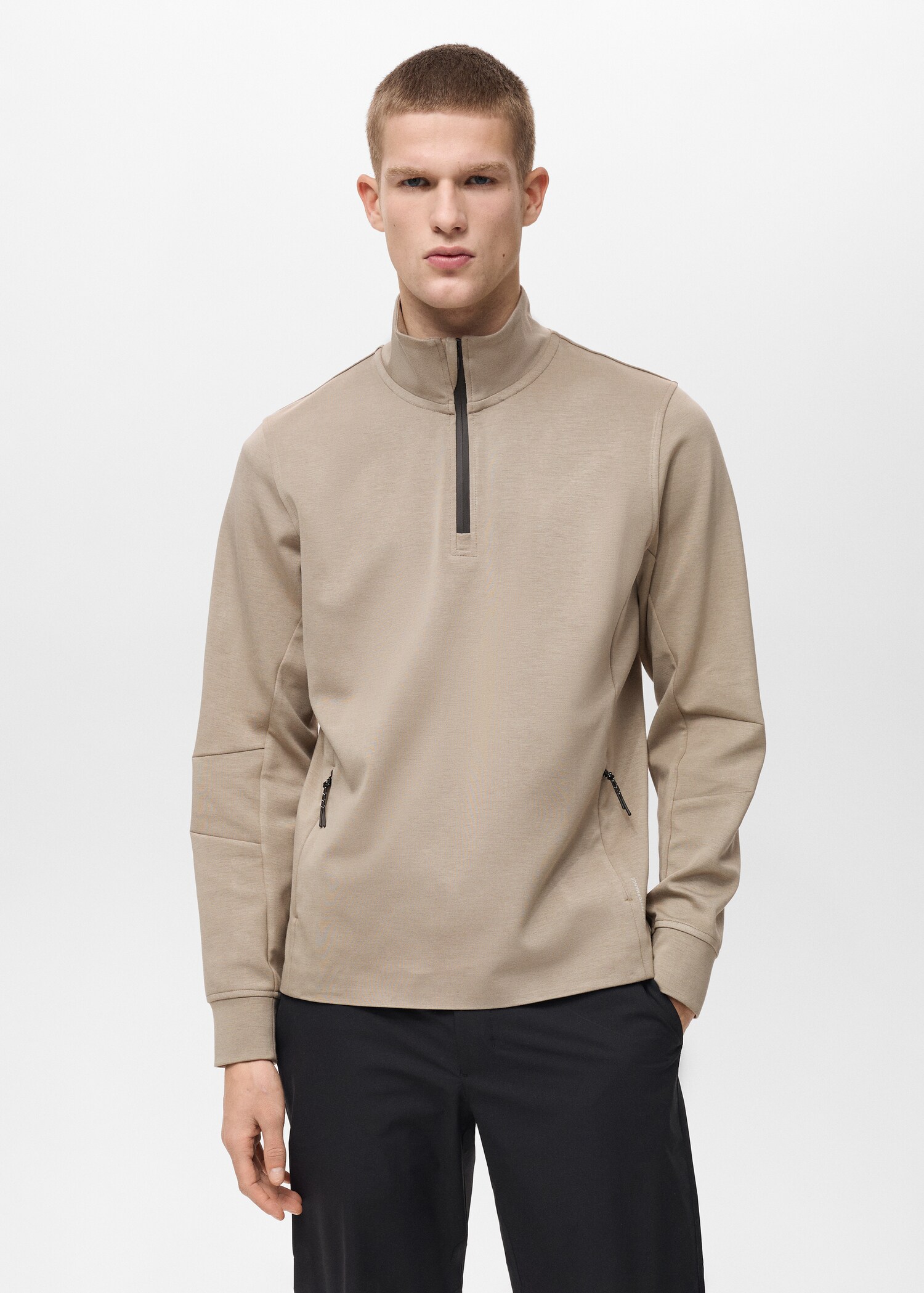 Reißverschluss-Sweatshirt COOLMAX® - Mittlere Ansicht