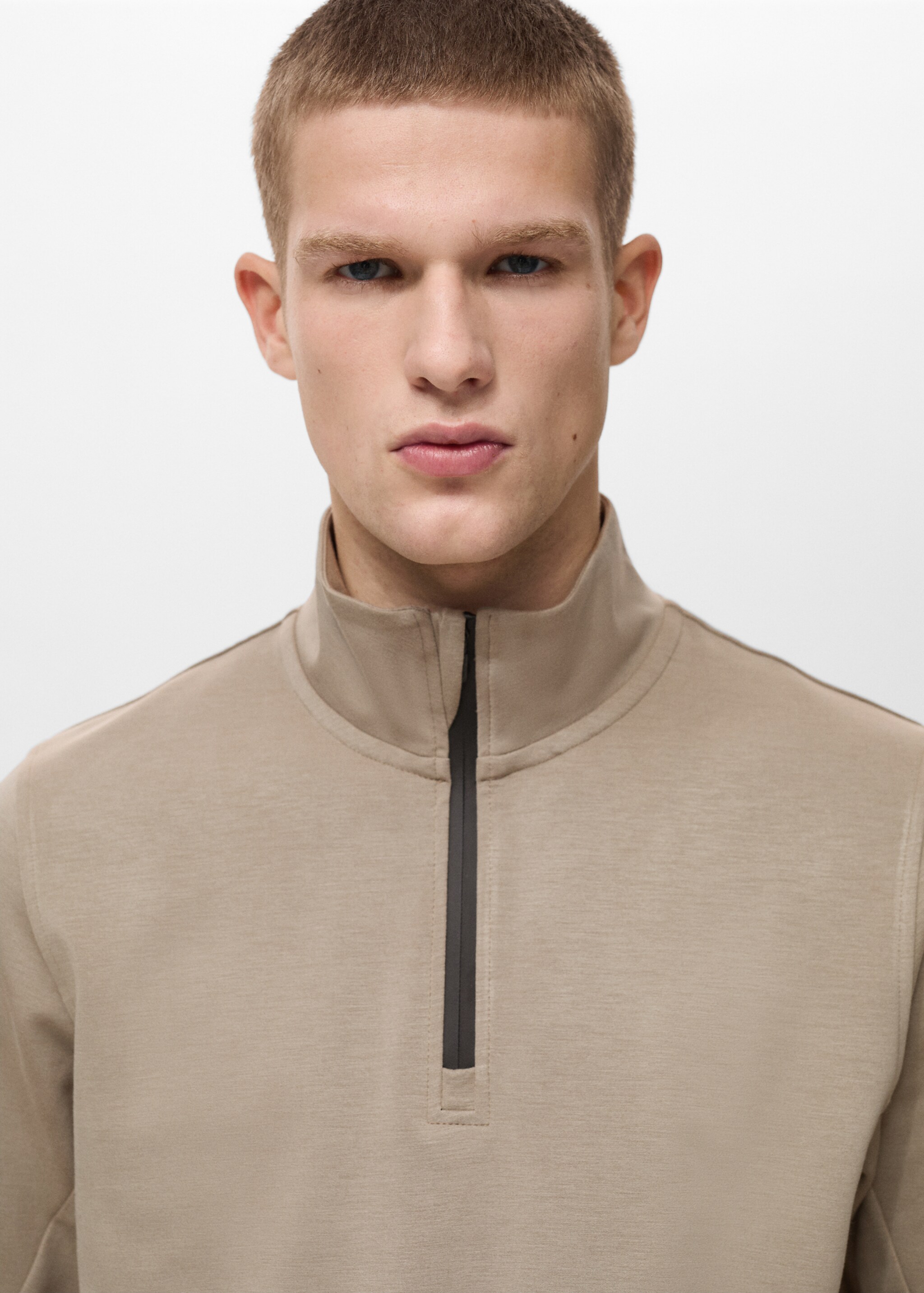 COOLMAX® zip-up sweatshirt - Details of the article 1