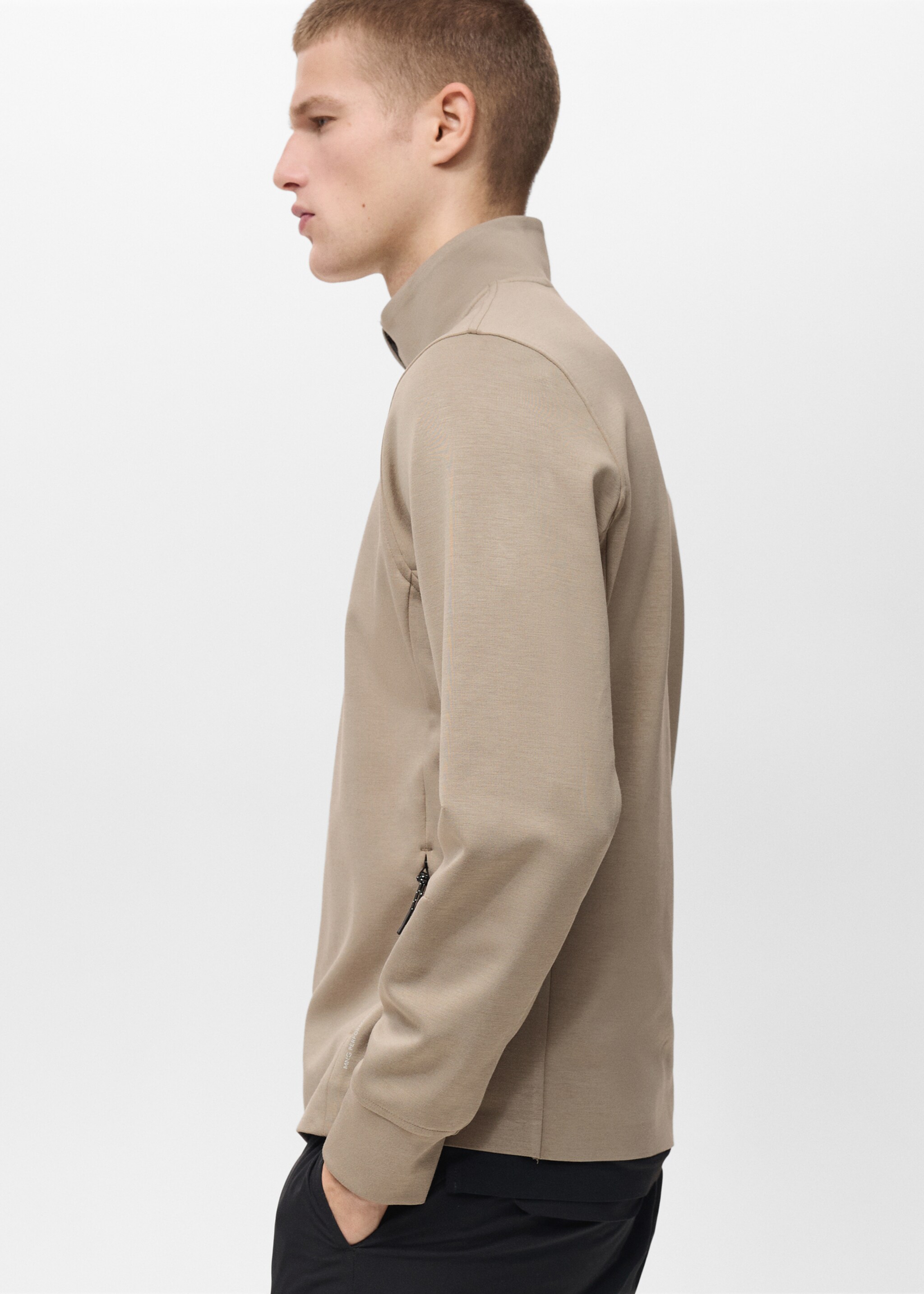 Sweatshirt med dragkedja COOLMAX® - Detaljer om artikeln 2