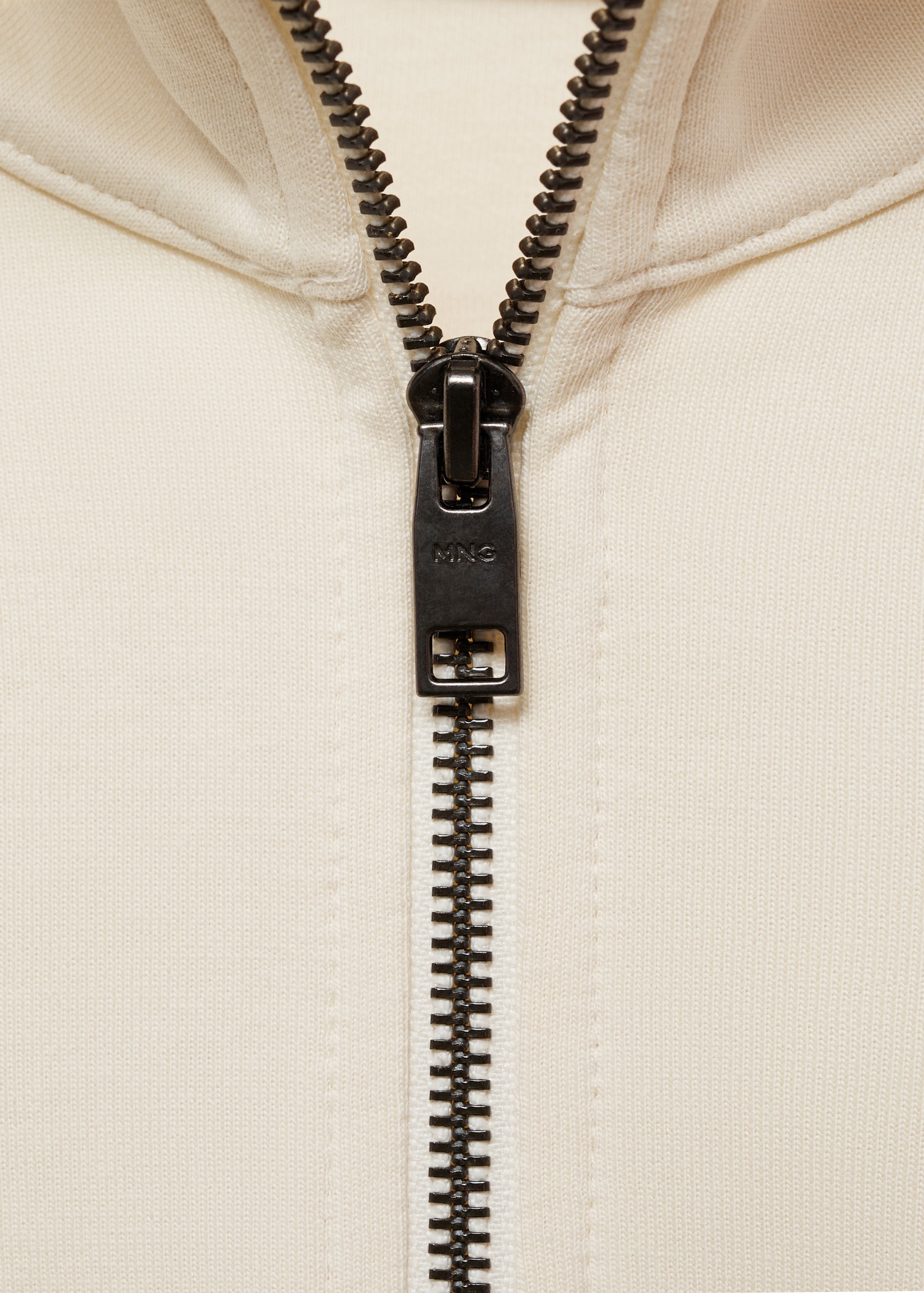 Regular-fit cotton sweatshirt with zip - Details of the article 8