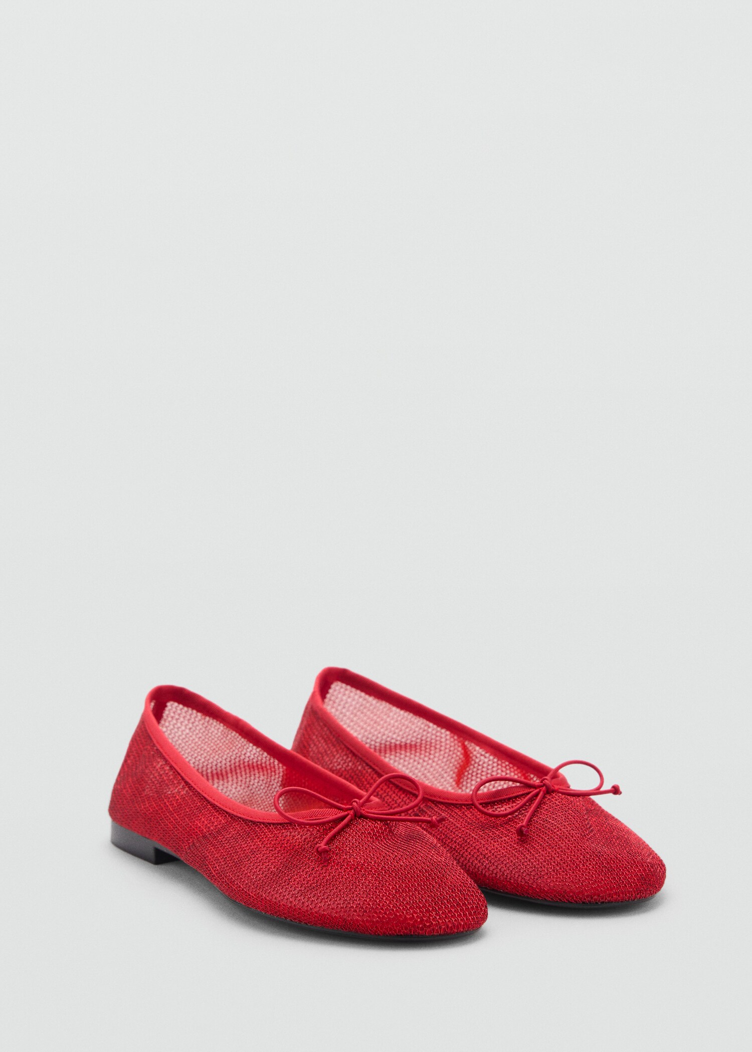 Ballerine mesh fiocco - Piano medio