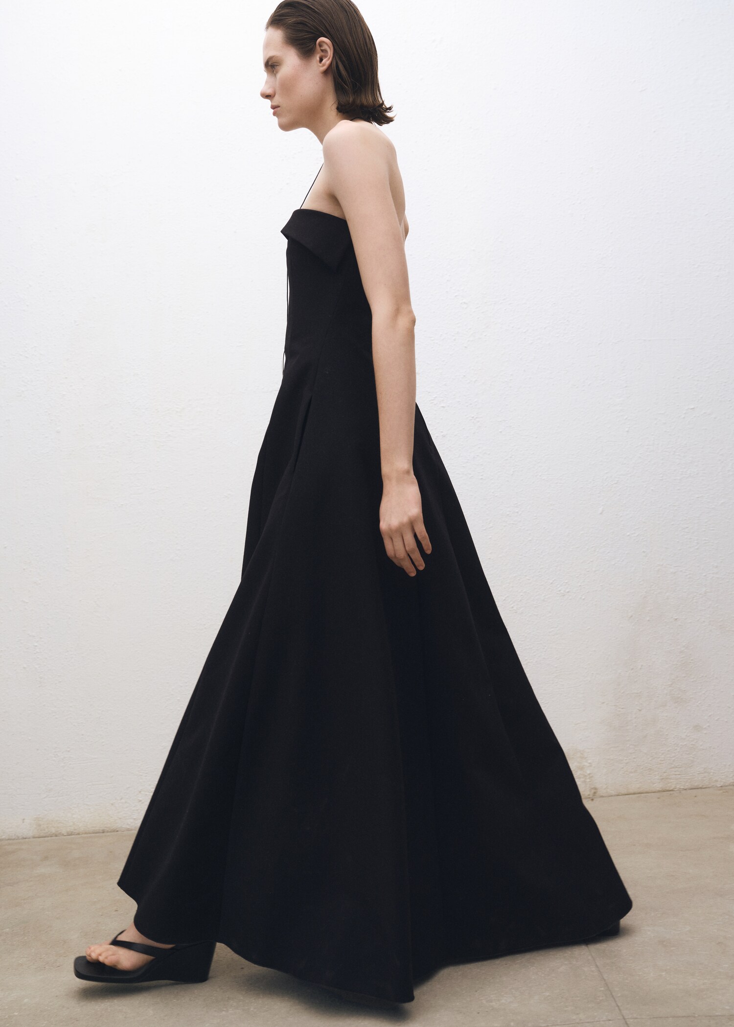 Schulterfreies Evasé-Kleid - Detail des Artikels 2