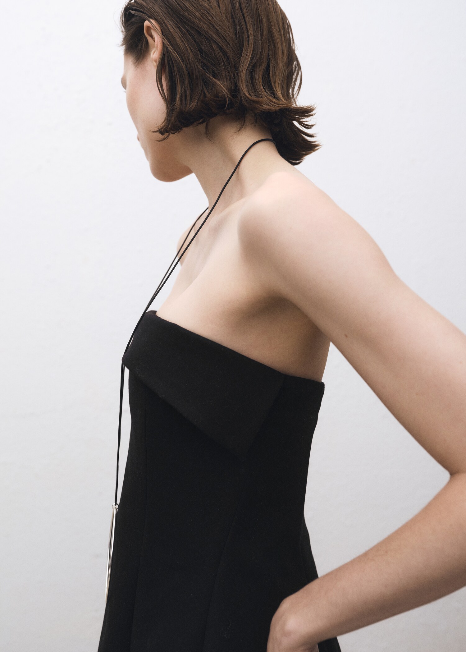 Schulterfreies Evasé-Kleid - Detail des Artikels 6