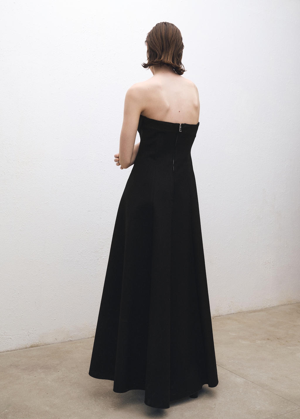 Strapless flared dress - image 3