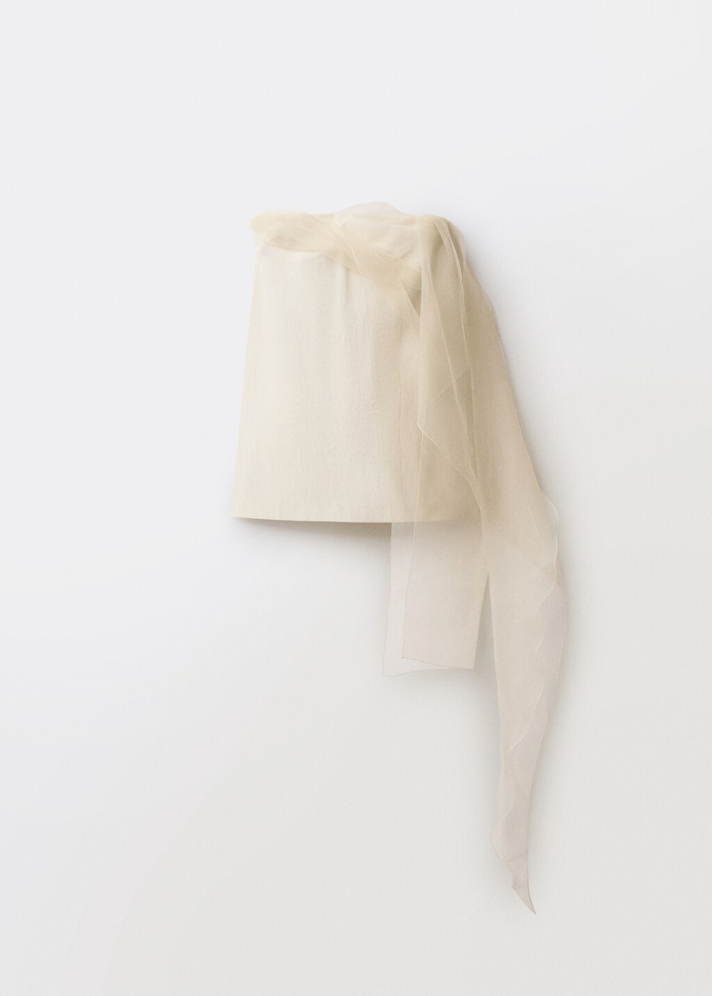 Short chiffon combined dress - Women | MANGO USA Short chiffon combined dress - Women | MANGO USA