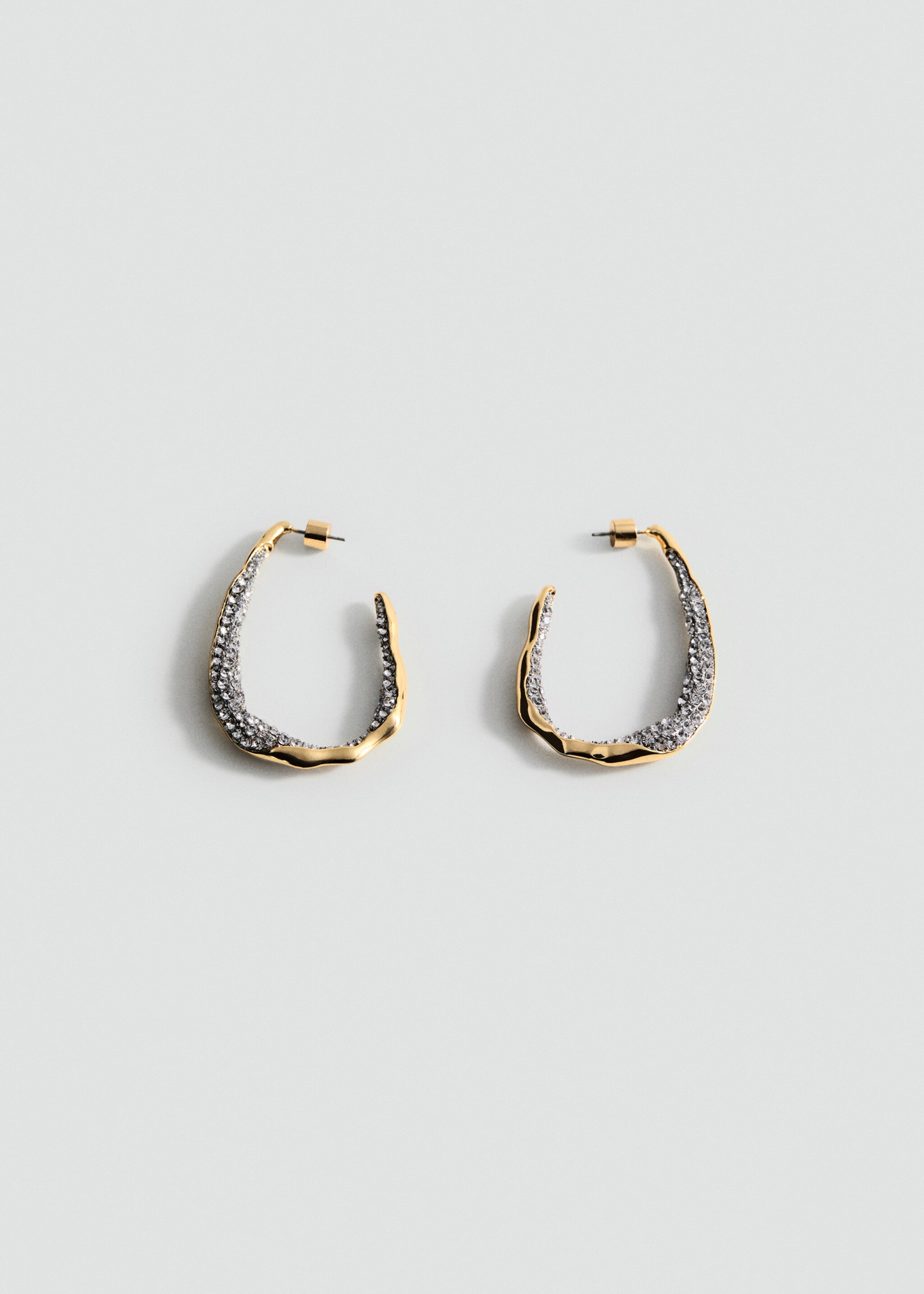 Hoops crystal earrings - Article without model