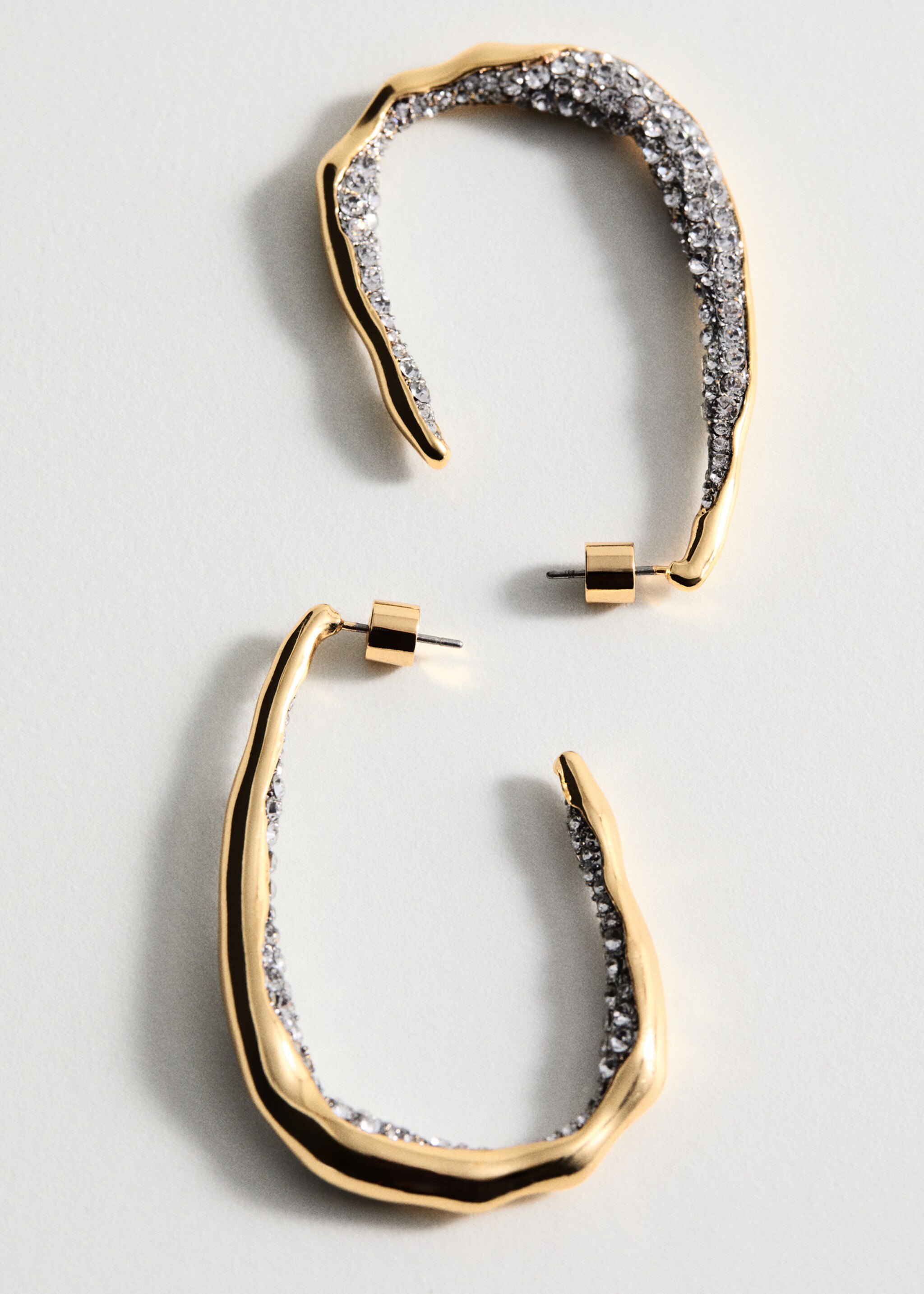 Hoops crystal earrings - Details of the article 1