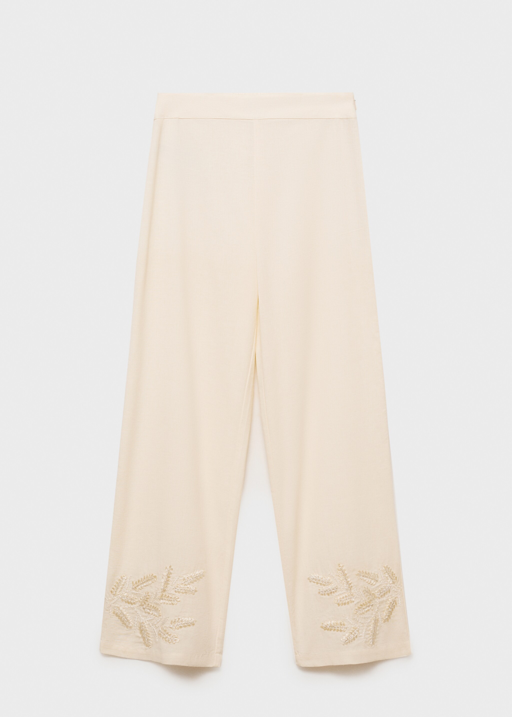 Pantalon droit brodé - Article sans modèle