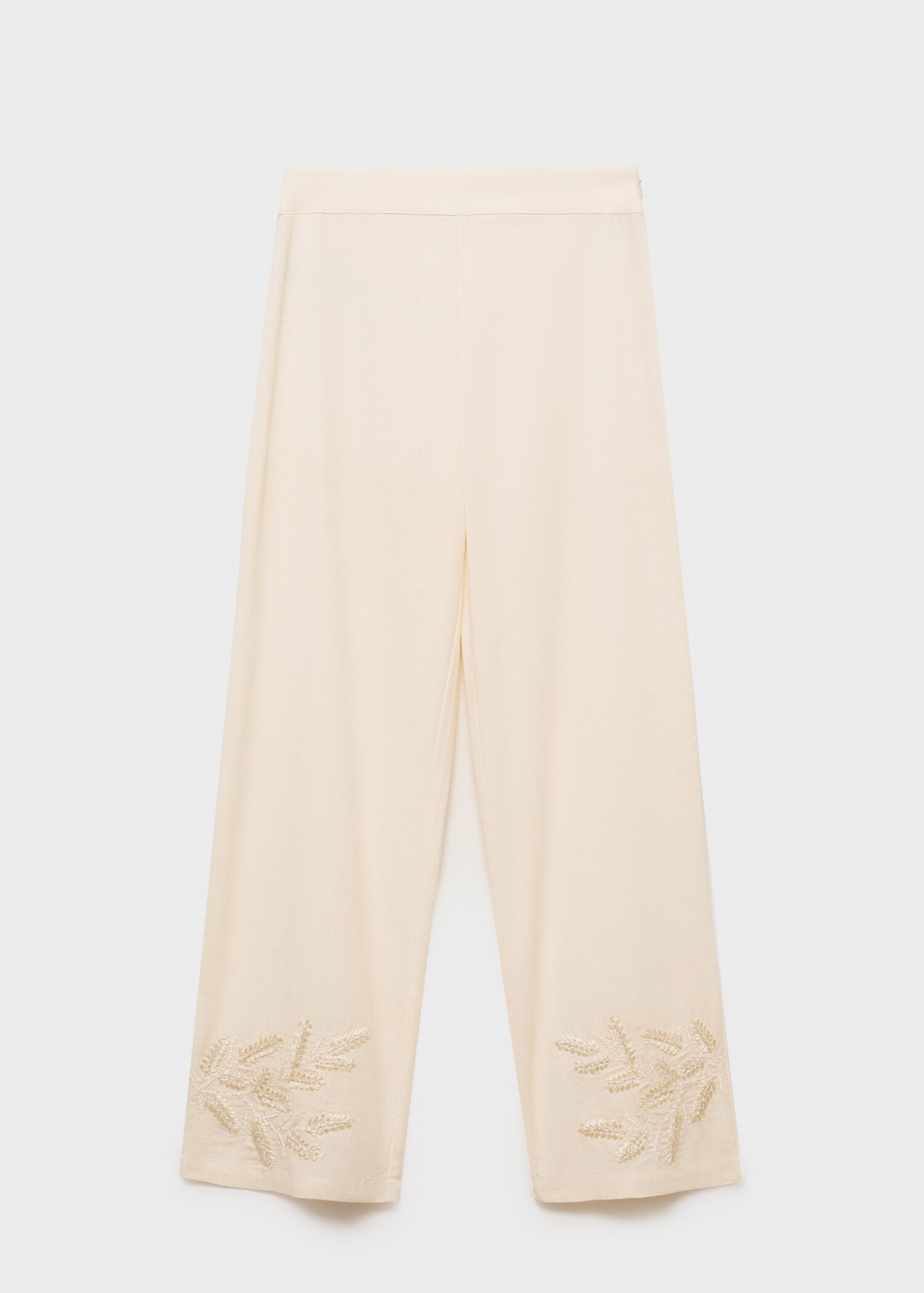 Pantalon droit brodé - Article sans modèle