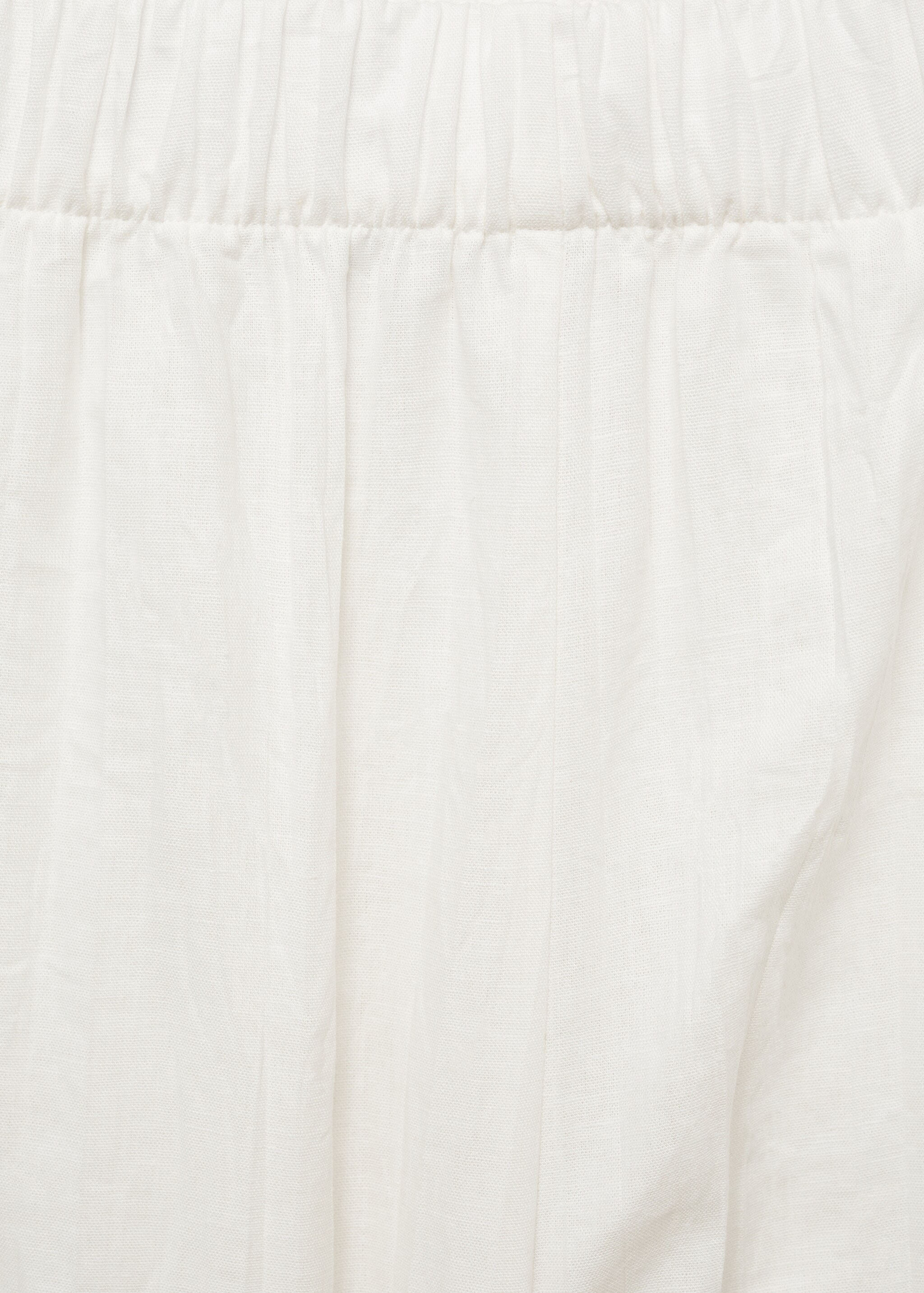 Pantalón traje culotte mezcla lino - Detalle del artículo 8