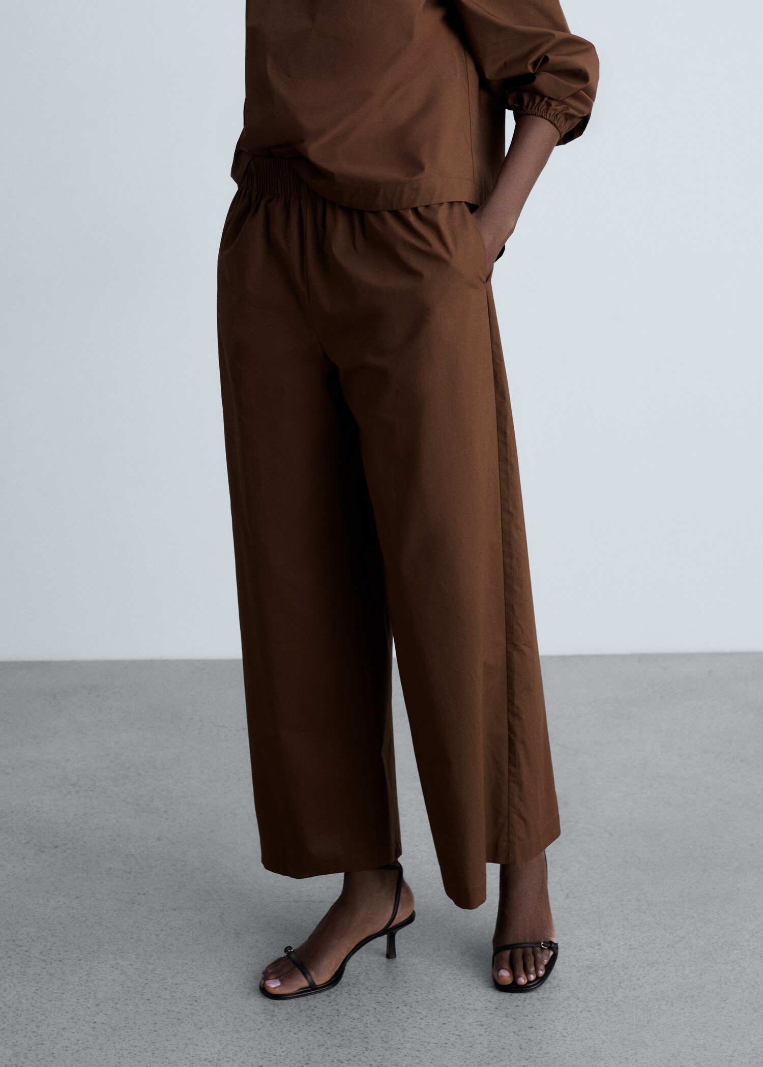 Jupe-culotte coton - Plan moyen