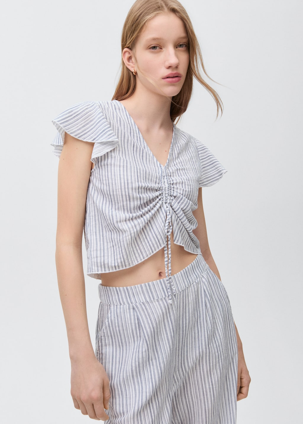 ruched detail top
