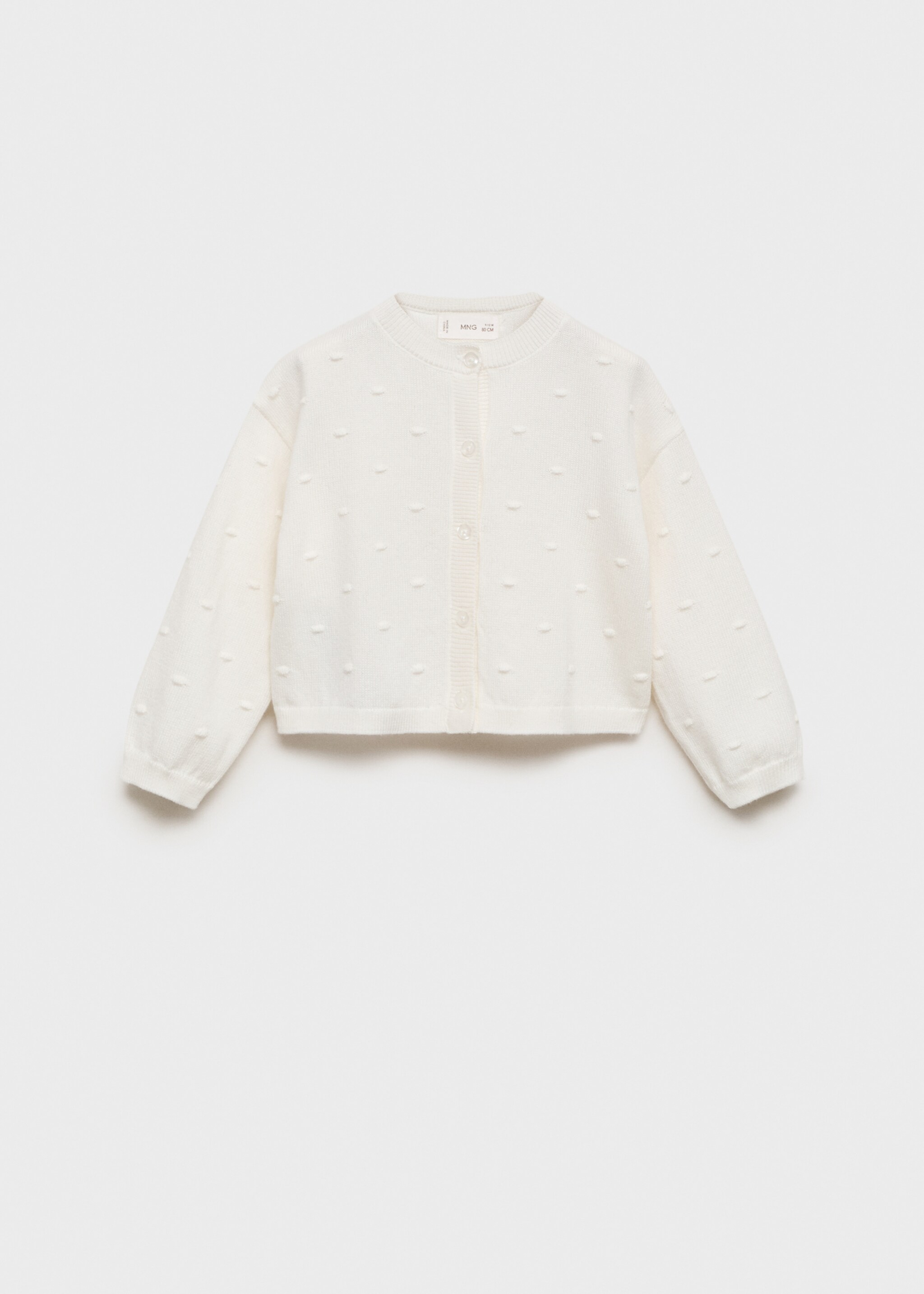 Embroidered knit cardigan - Article without model