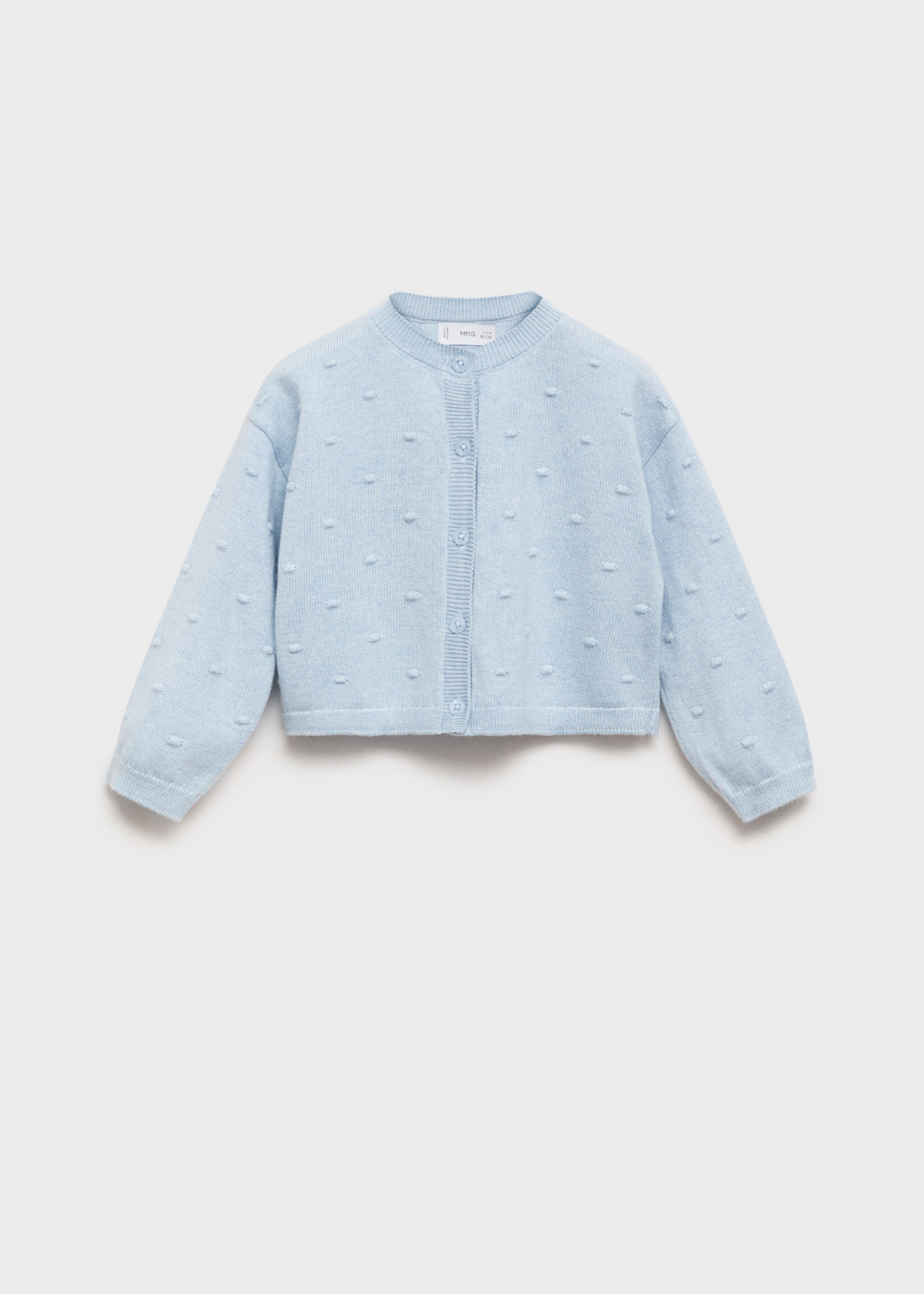 Embroidered knit cardigan - Article without model