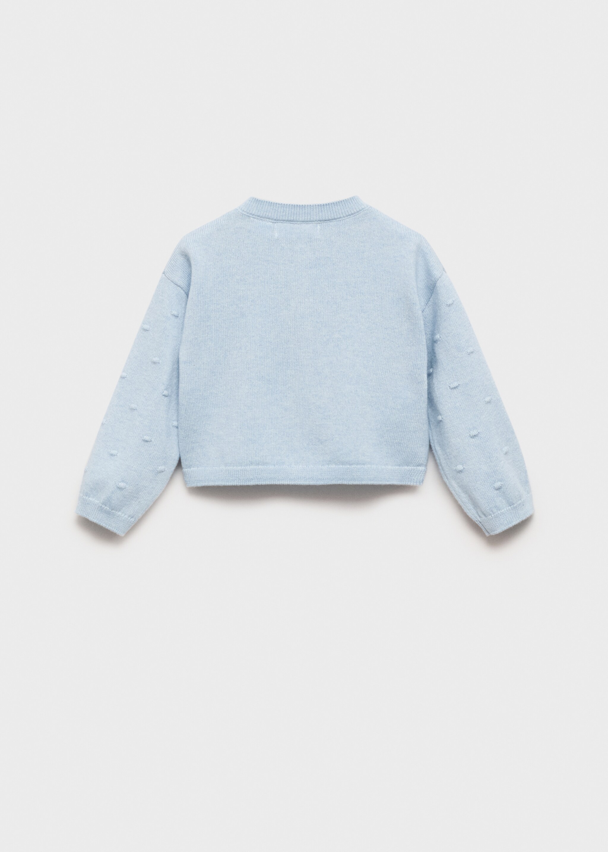 Embroidered knit cardigan - Reverse of the article