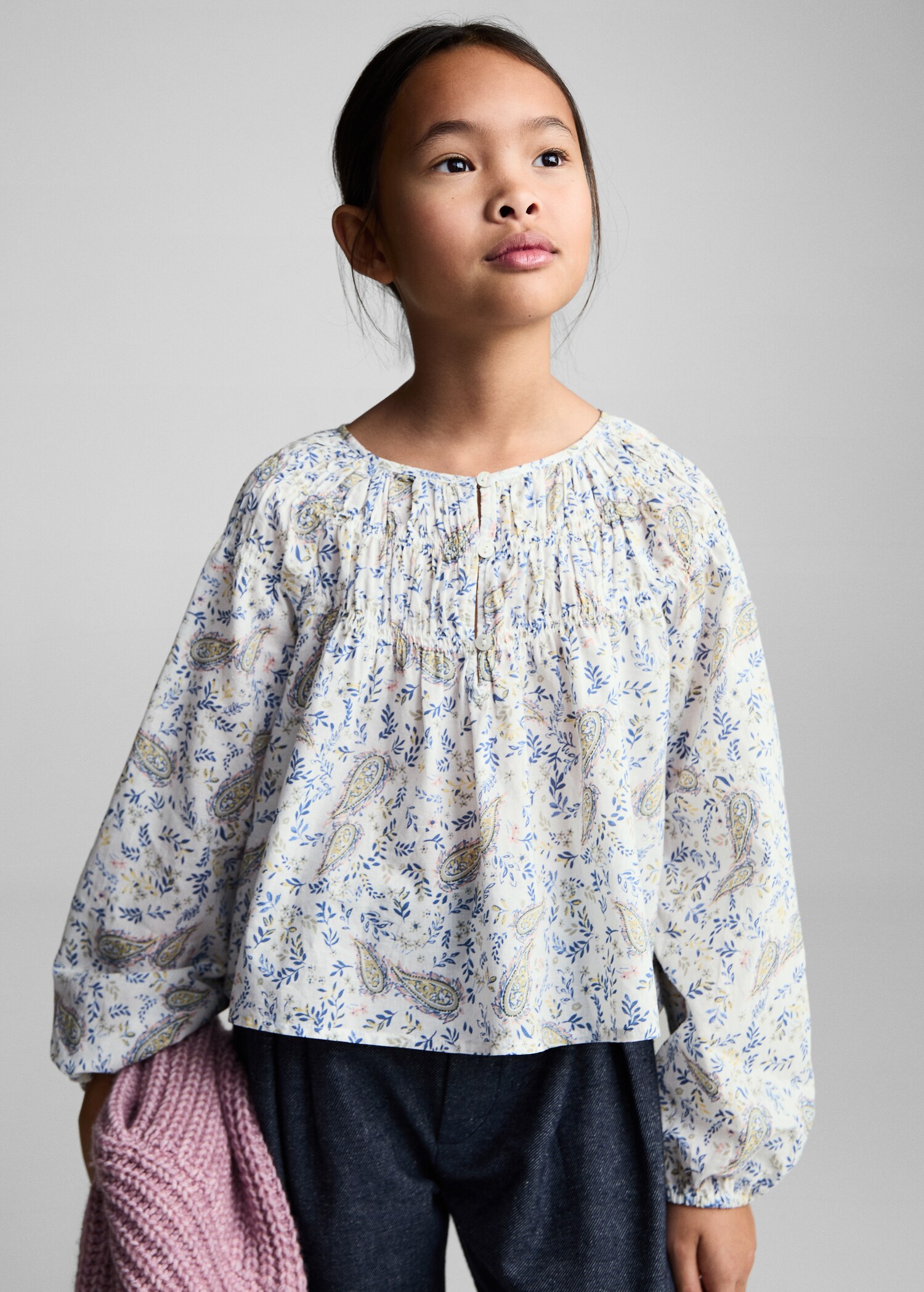 Paisley print blouse - Medium plane