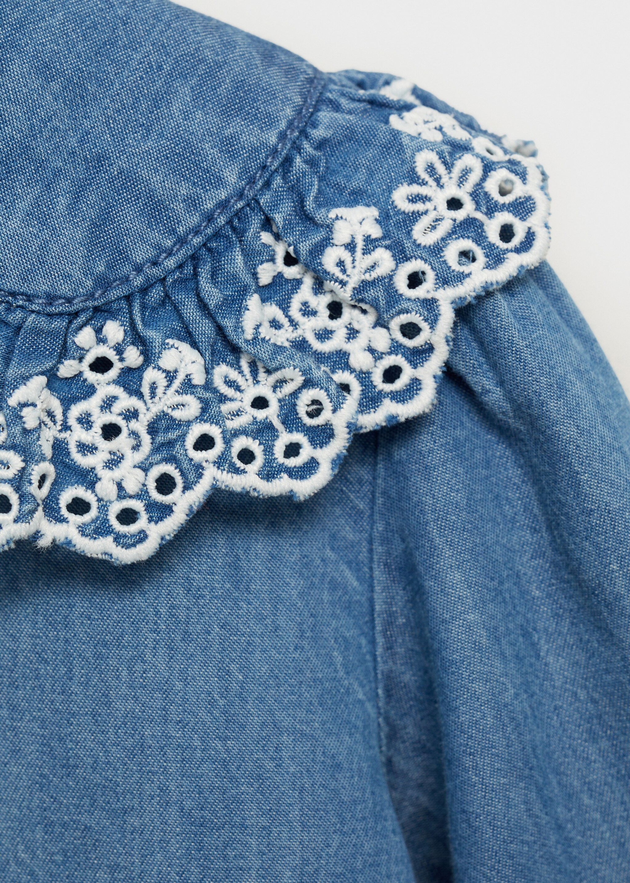 Denim cotton shirt - Details of the article 0