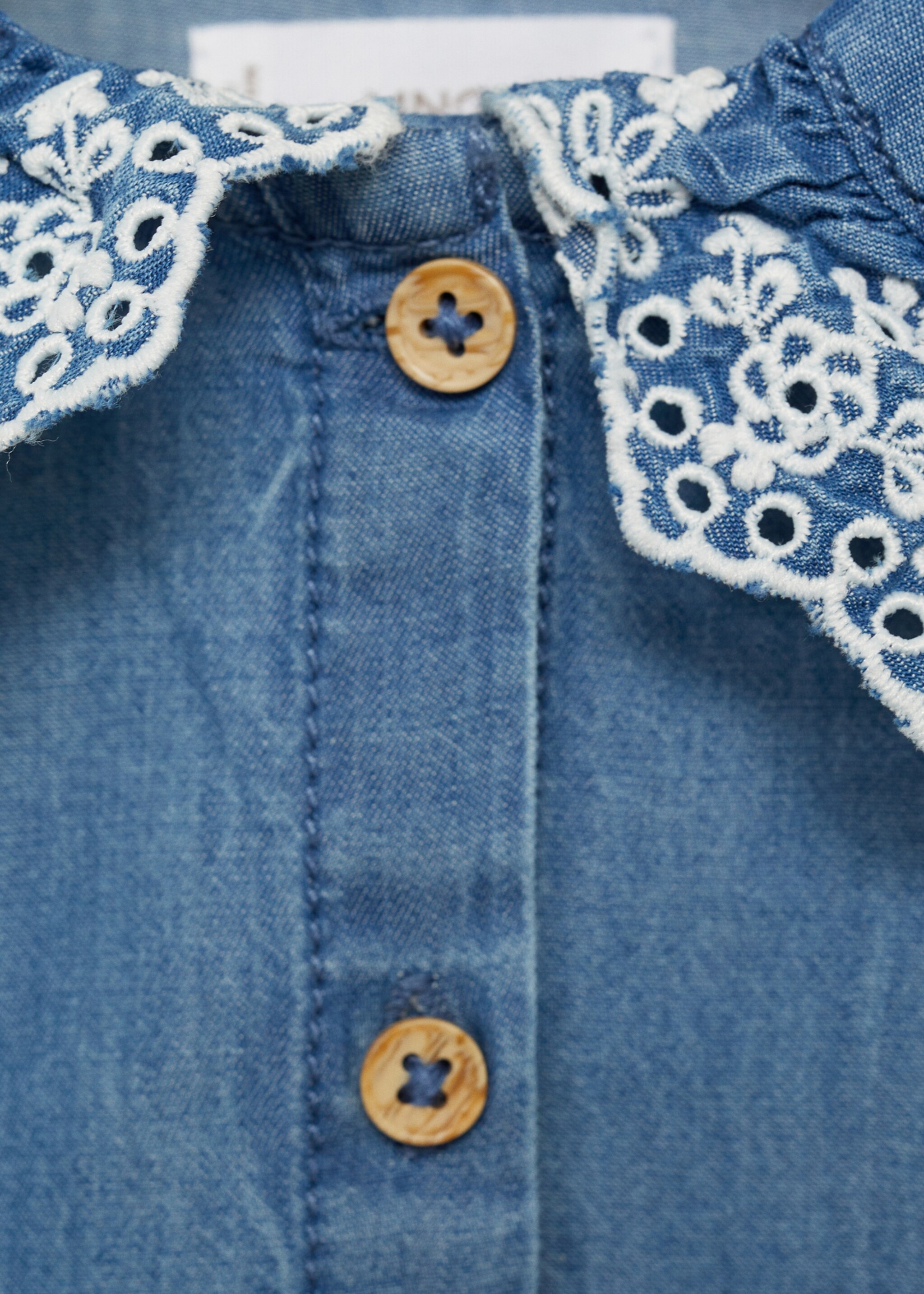 Denim cotton shirt - Details of the article 8