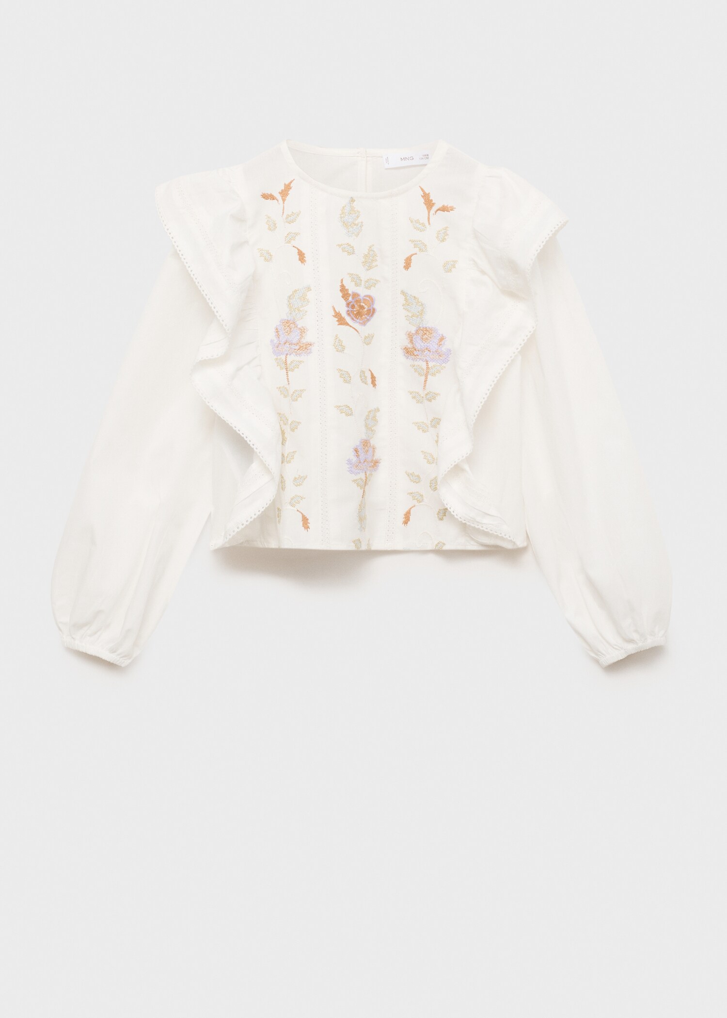 Floral embroidered blouse - Article without model