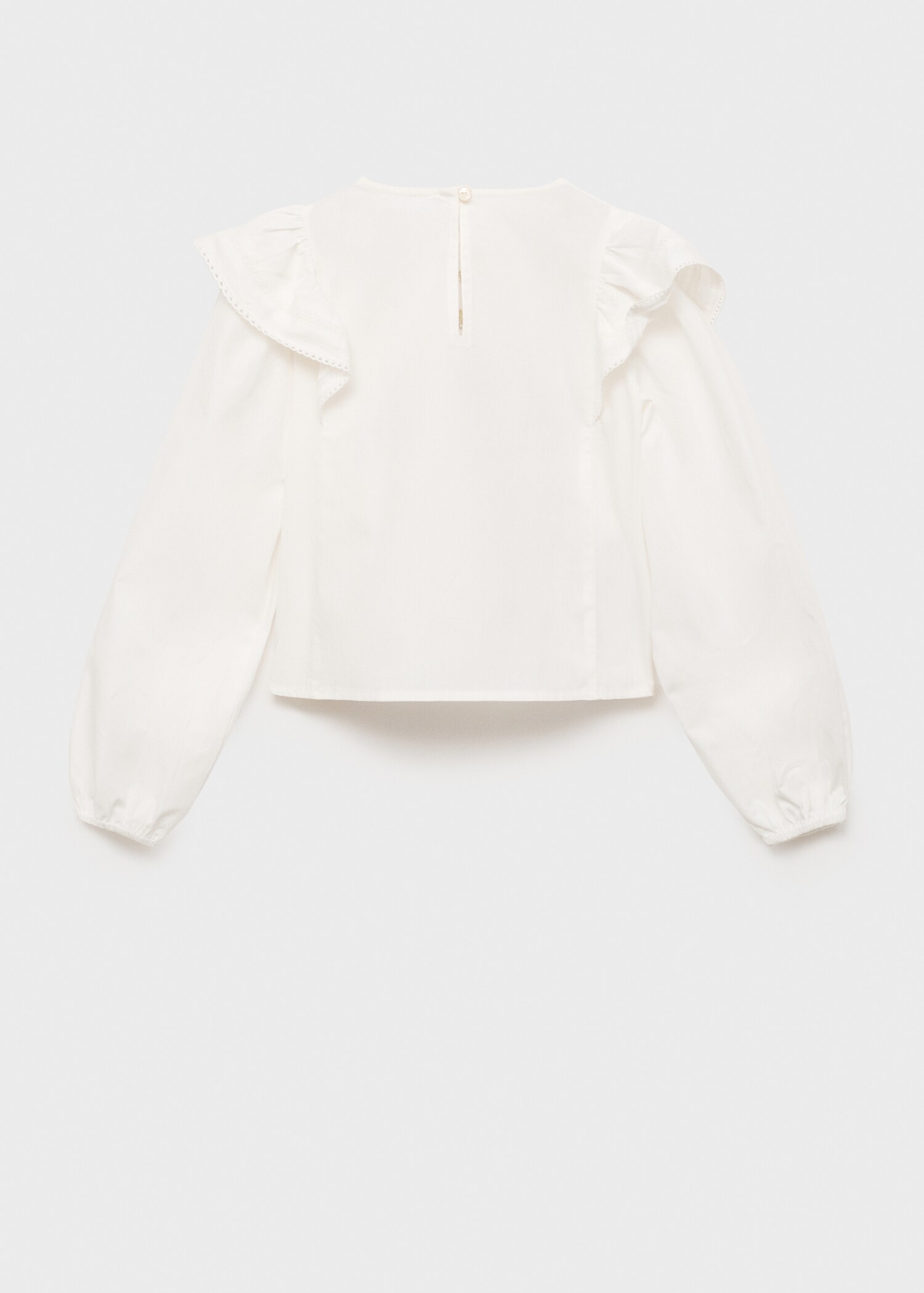 Floral embroidered blouse - Reverse of the article