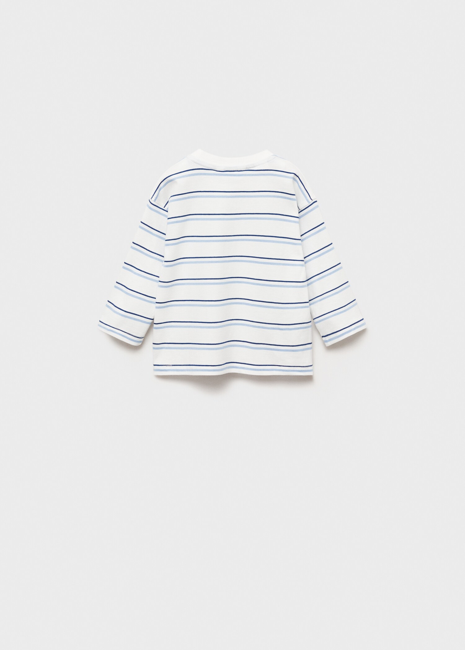 Camiseta algodón rayas - Reverso del artículo