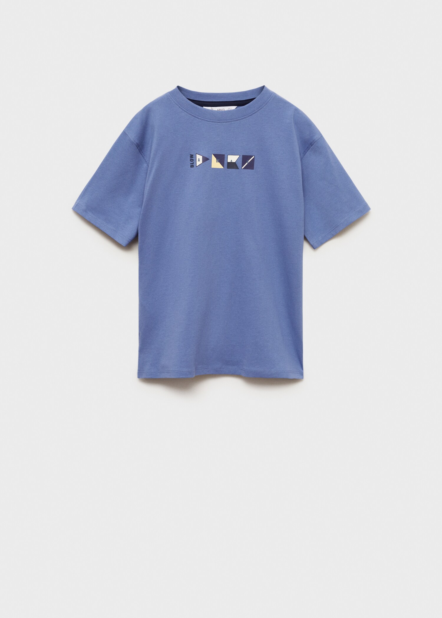 Cotton t-shirt with printed drawing - Article without model