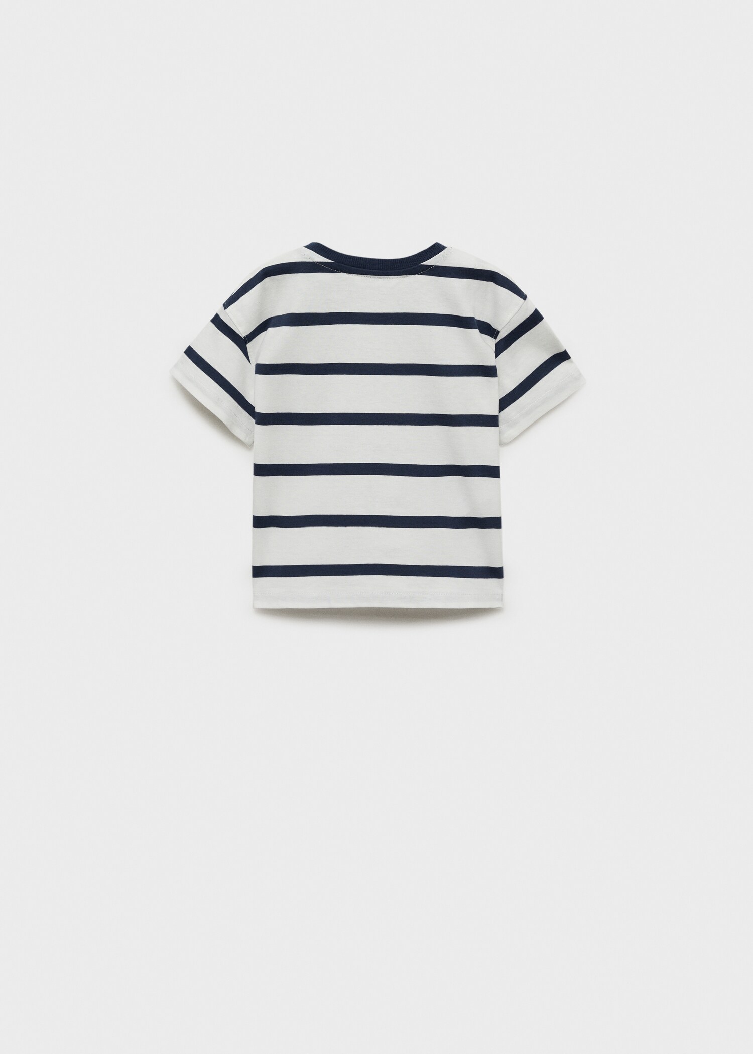 Camiseta algodón rayas - Reverso del artículo