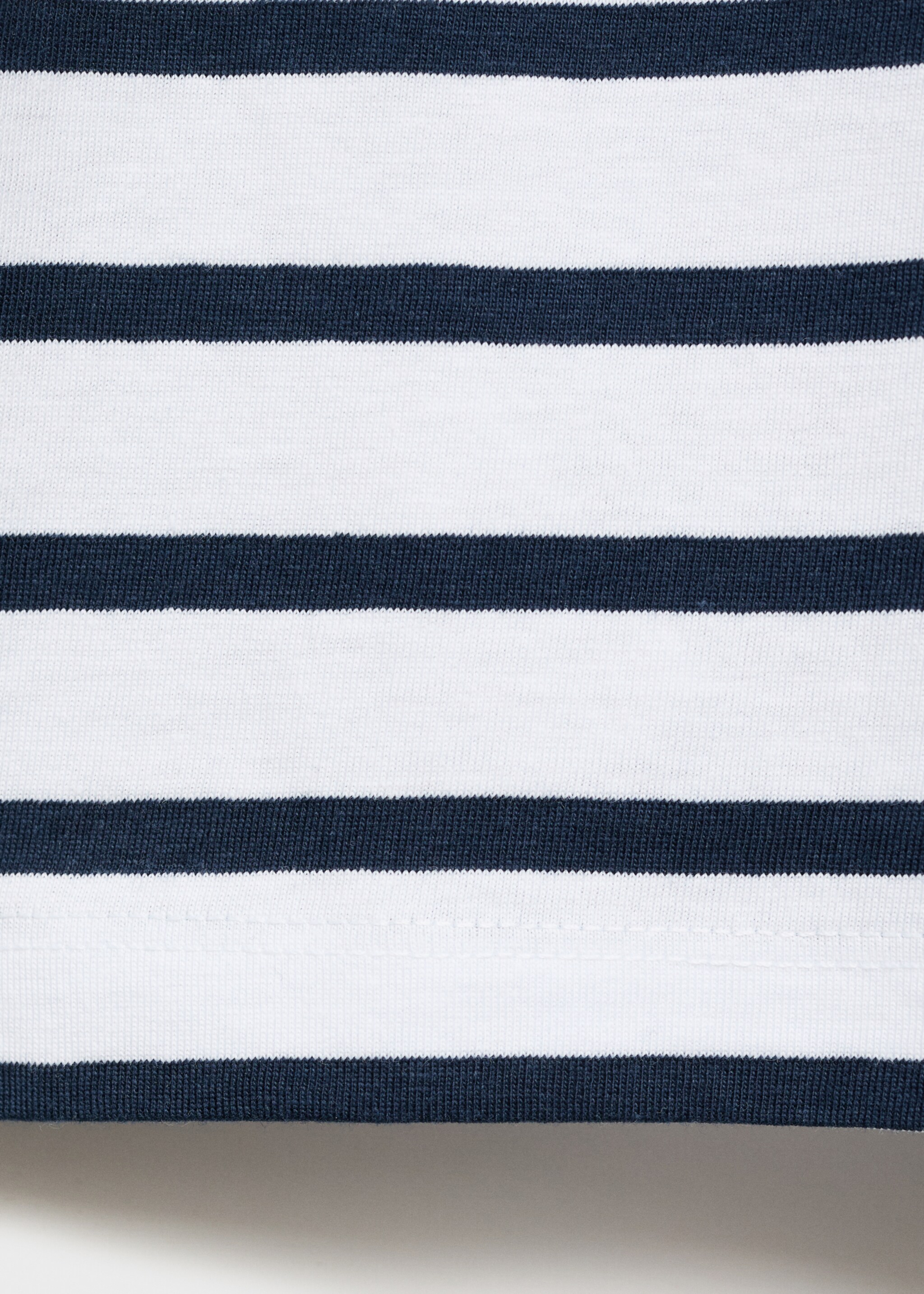 Striped cotton T-shirt - Details of the article 0