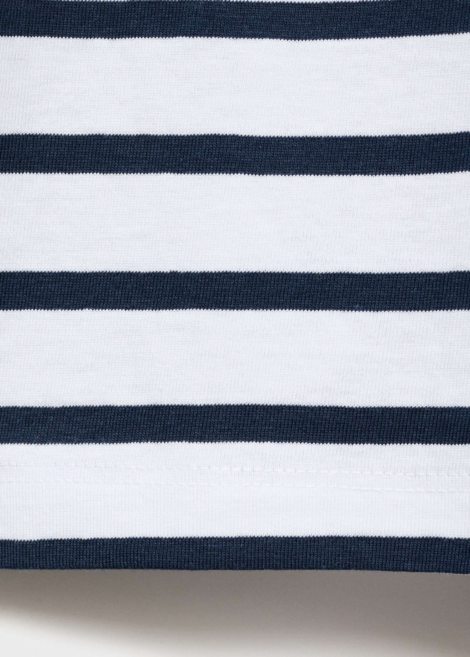 Striped cotton T-shirt - Details of the article 0
