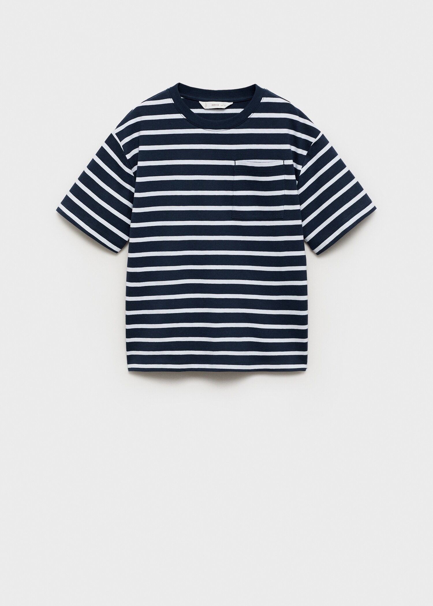 Striped cotton T-shirt - Article without model