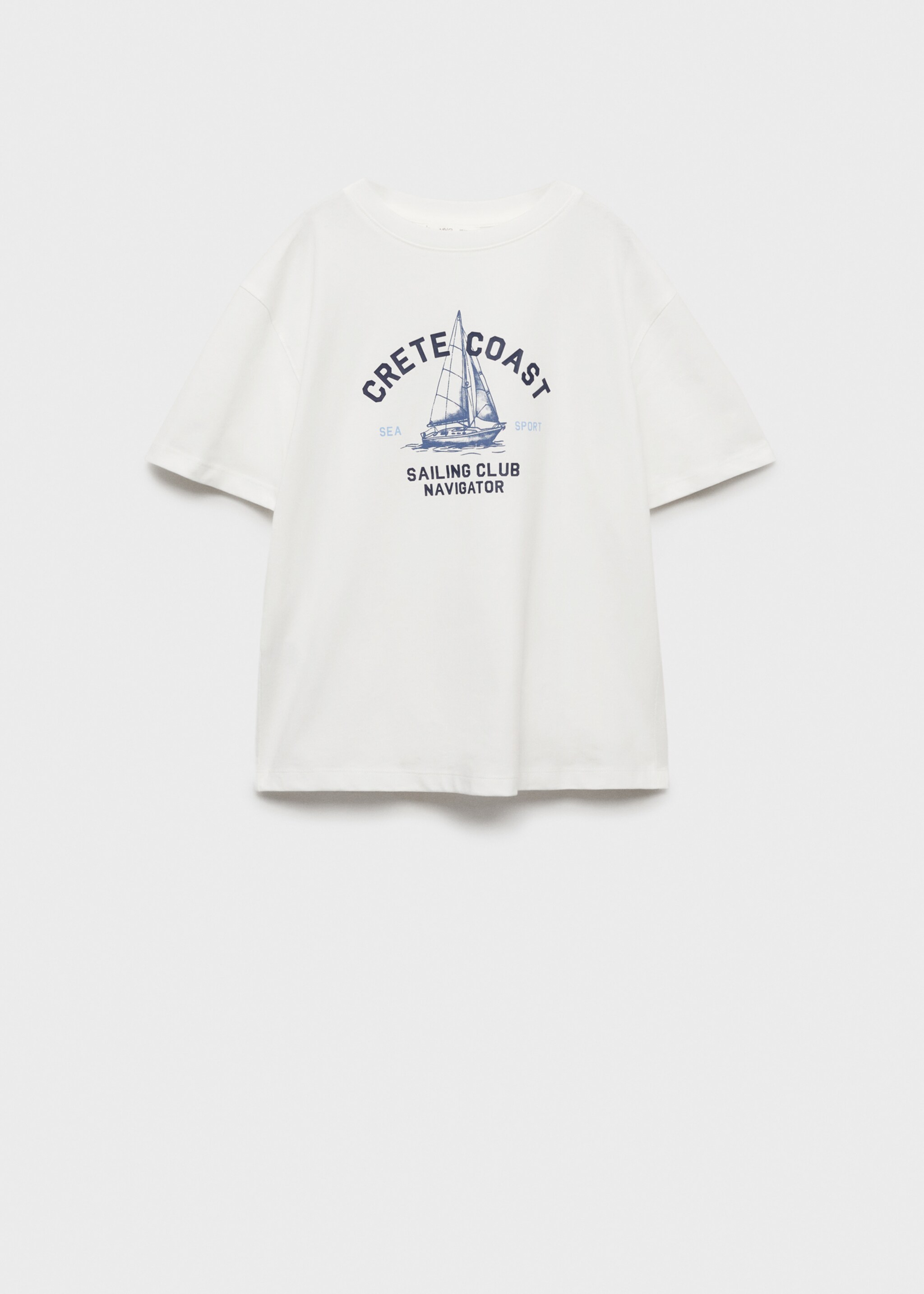 Printed cotton-blend T-shirt - Article without model