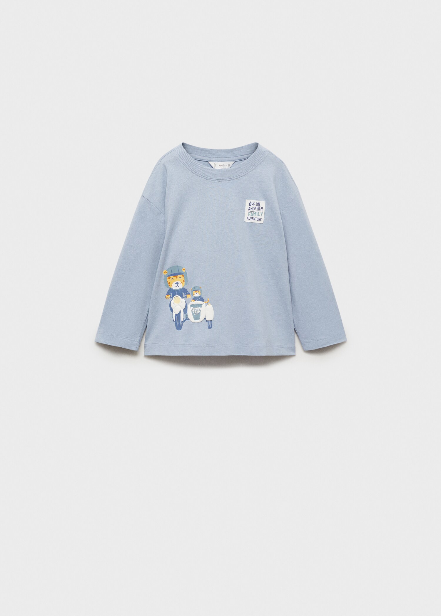 T-shirt en coton à dessin - Article sans modèle