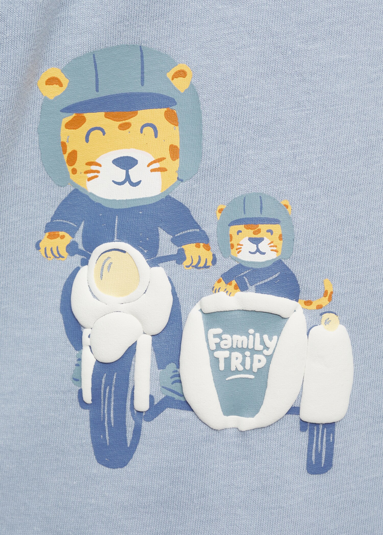 T-shirt en coton à dessin - Détail de l'article 0