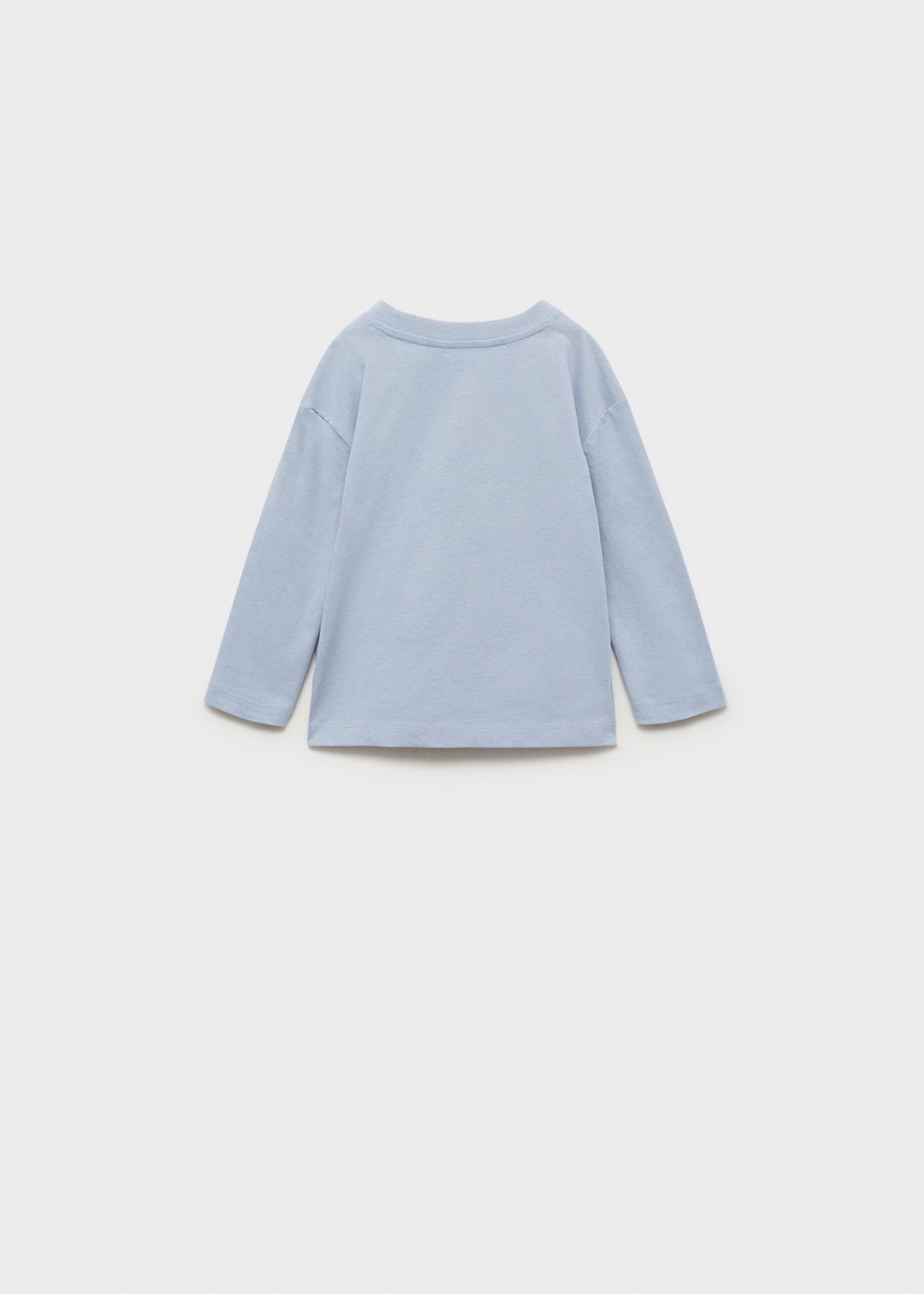 T-shirt en coton à dessin - Verso de l’article