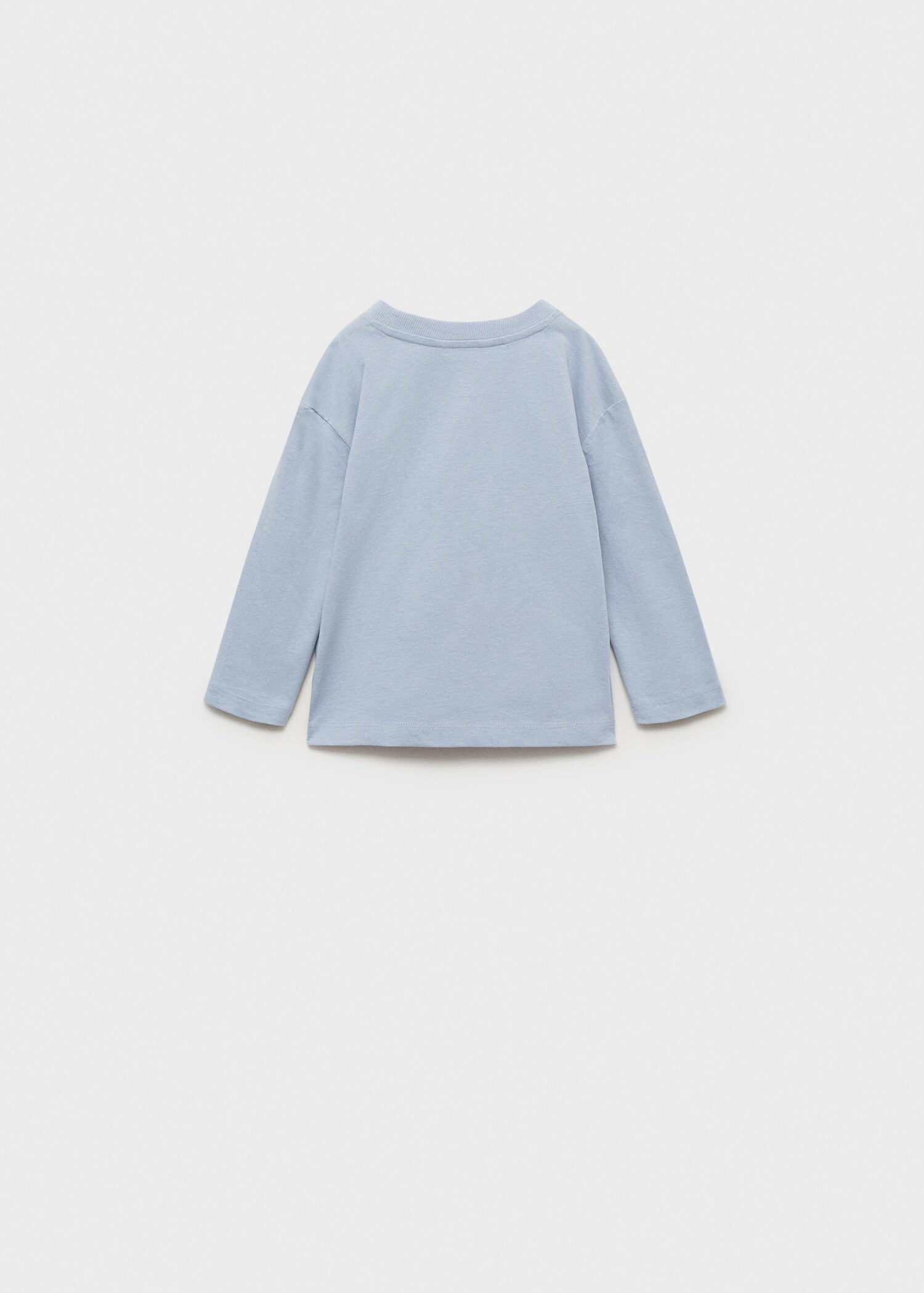 T-shirt en coton à dessin - Verso de l’article