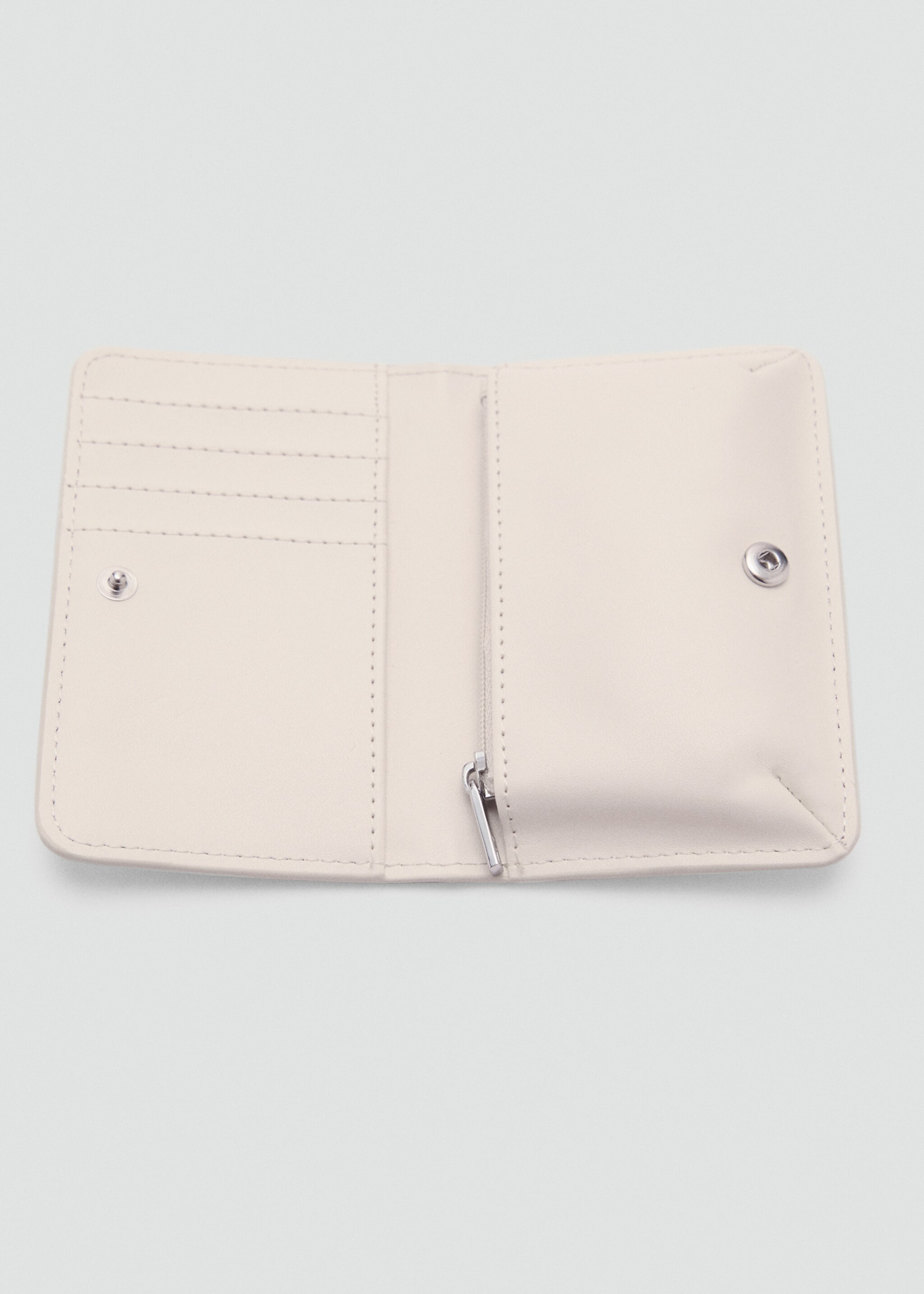 Croco leather-effect wallet with flap - Details of the article 1