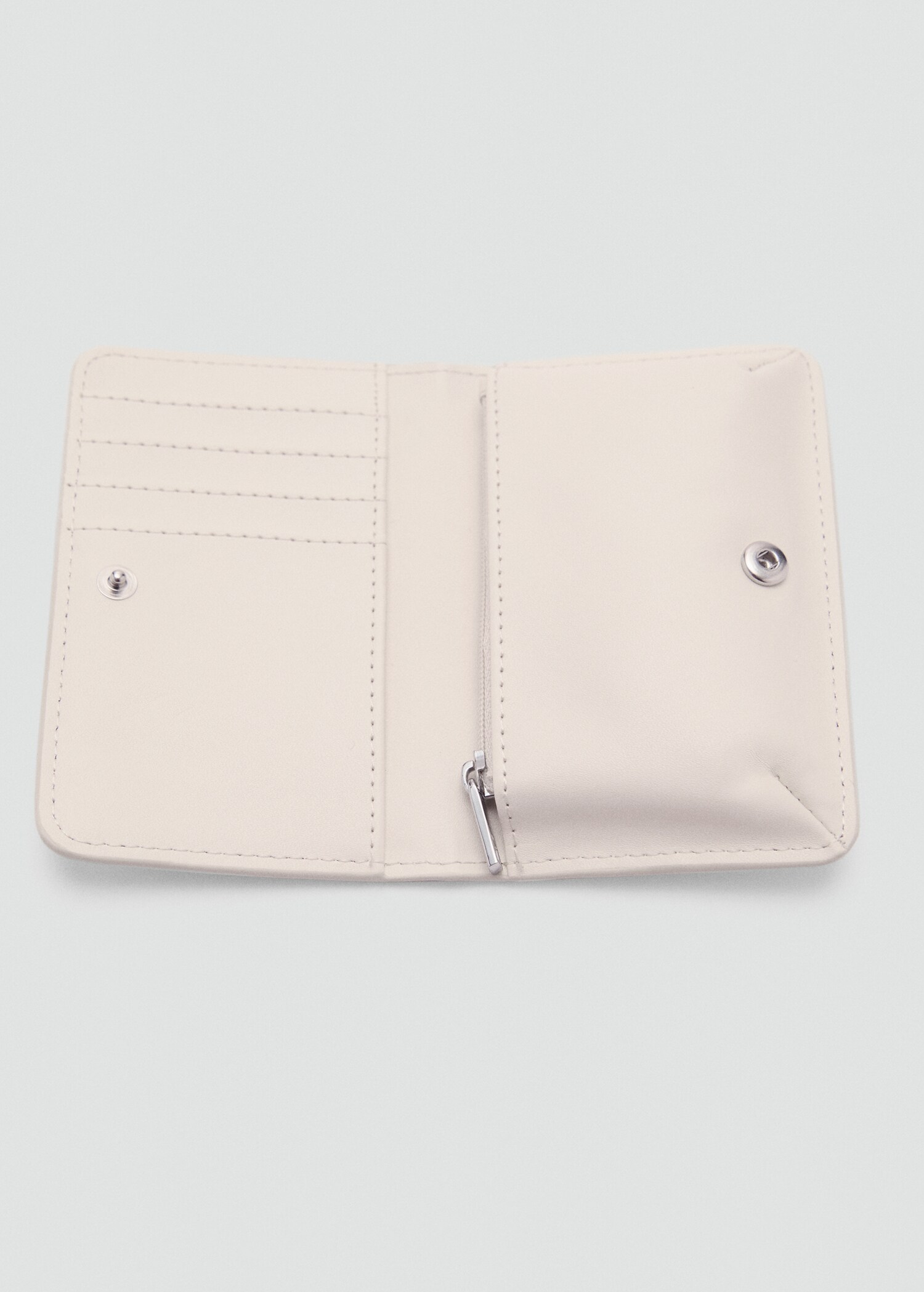 Croco leather-effect wallet with flap - Details of the article 1