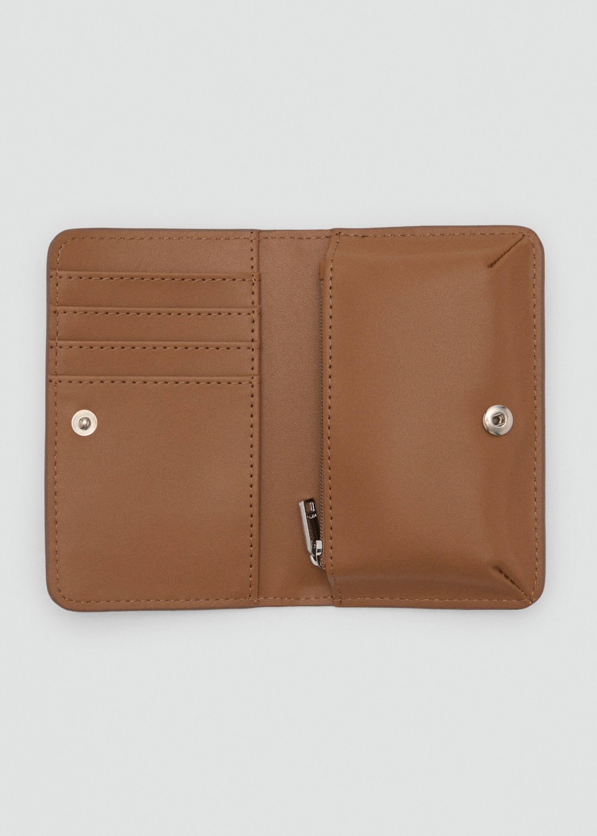 Croco leather-effect wallet with flap - Details of the article 1