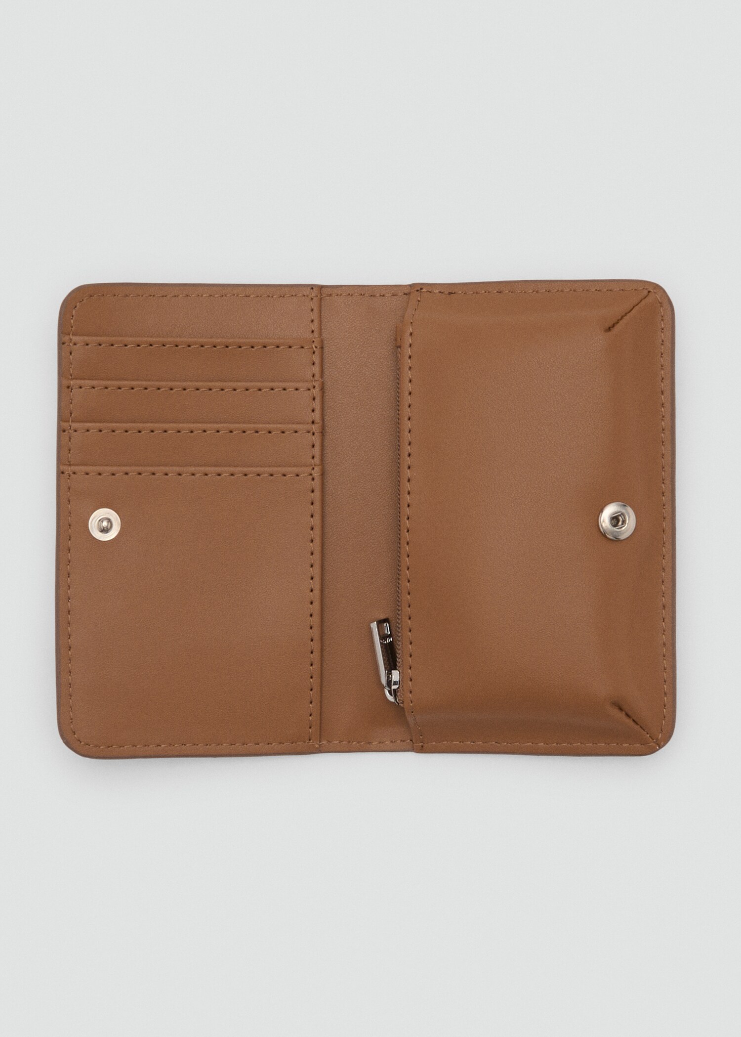 Croco leather-effect wallet with flap - Details of the article 1