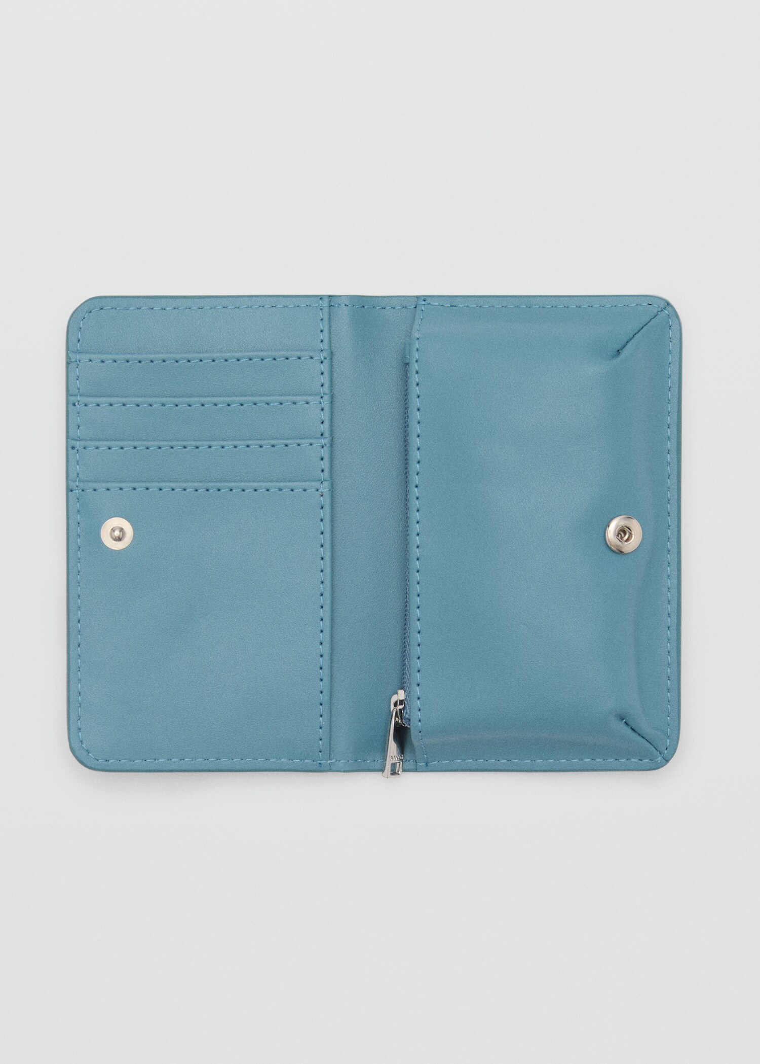 Croco leather-effect wallet with flap - Details of the article 1