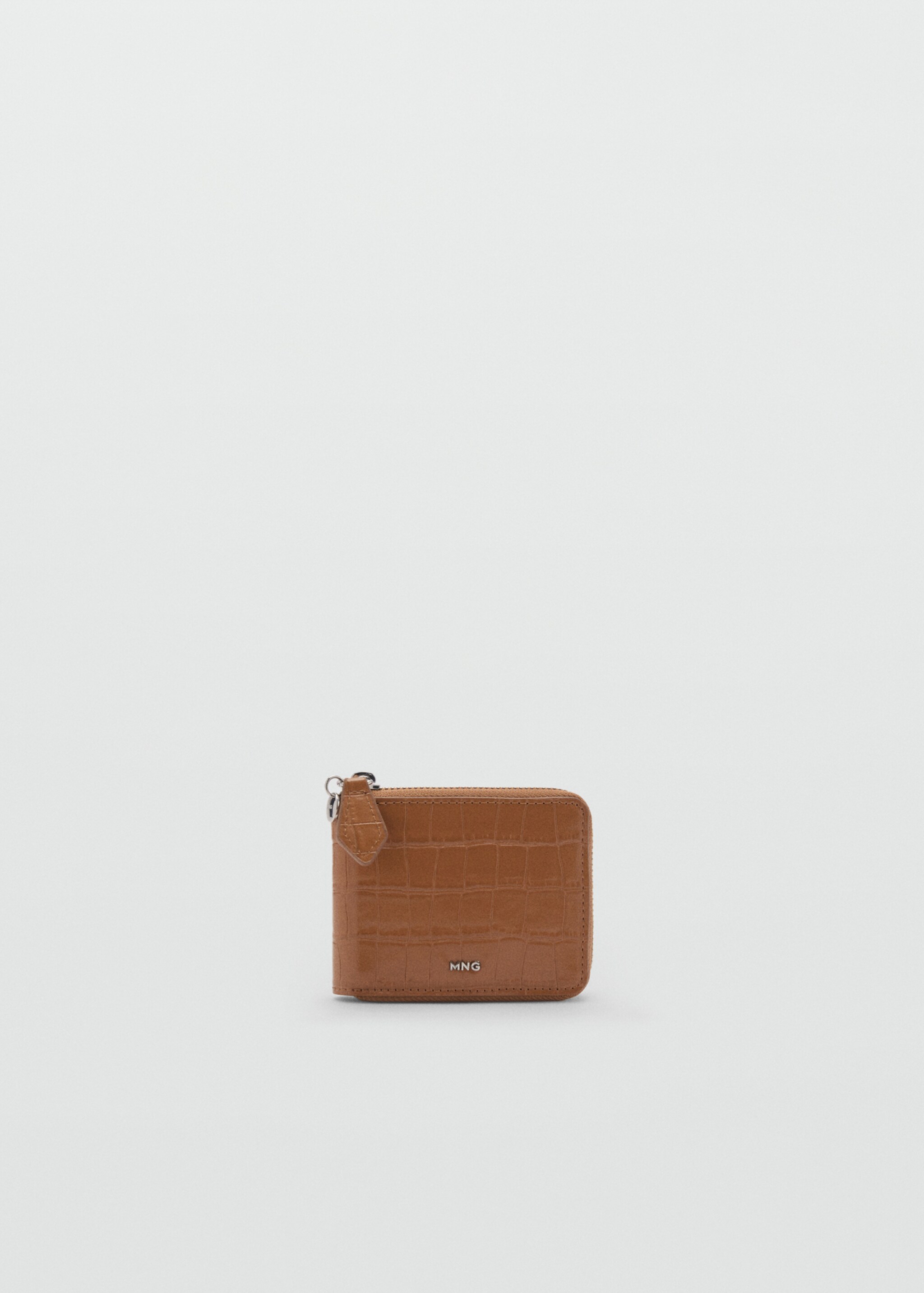 Croco leather-effect mini wallet - Article without model