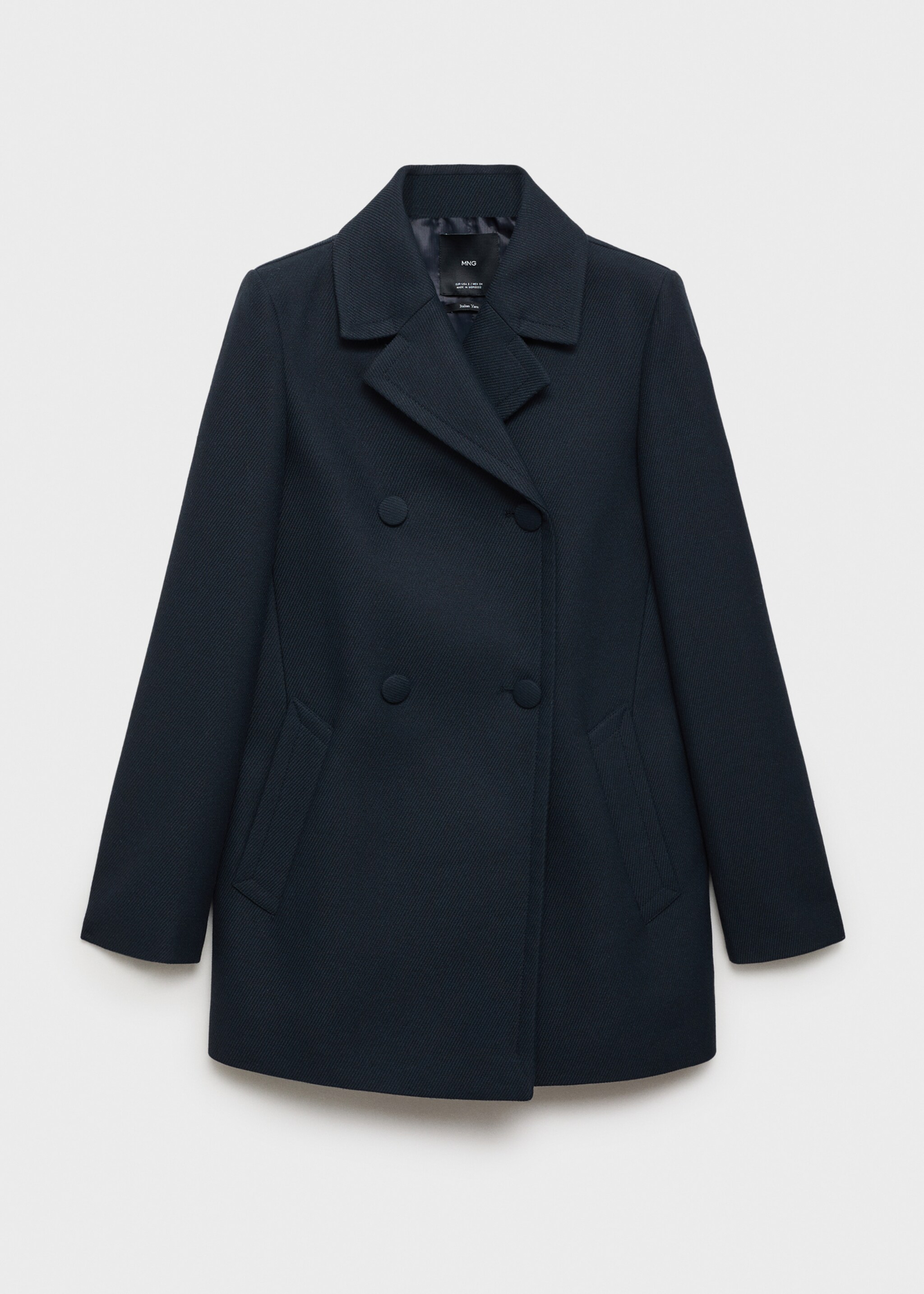 Double-breasted lapels coat - Article without model