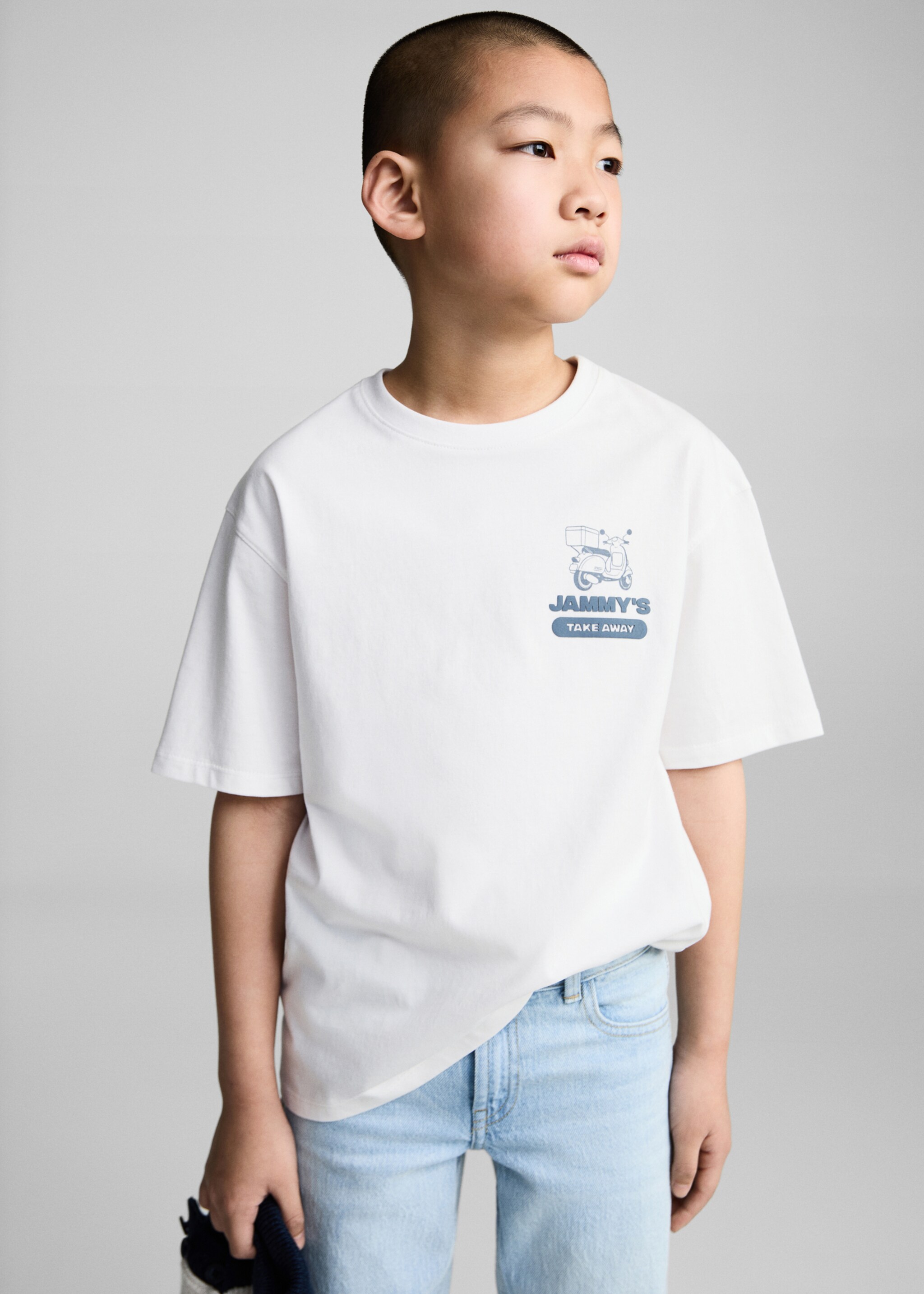 Camiseta algodón manga corta - Plano medio