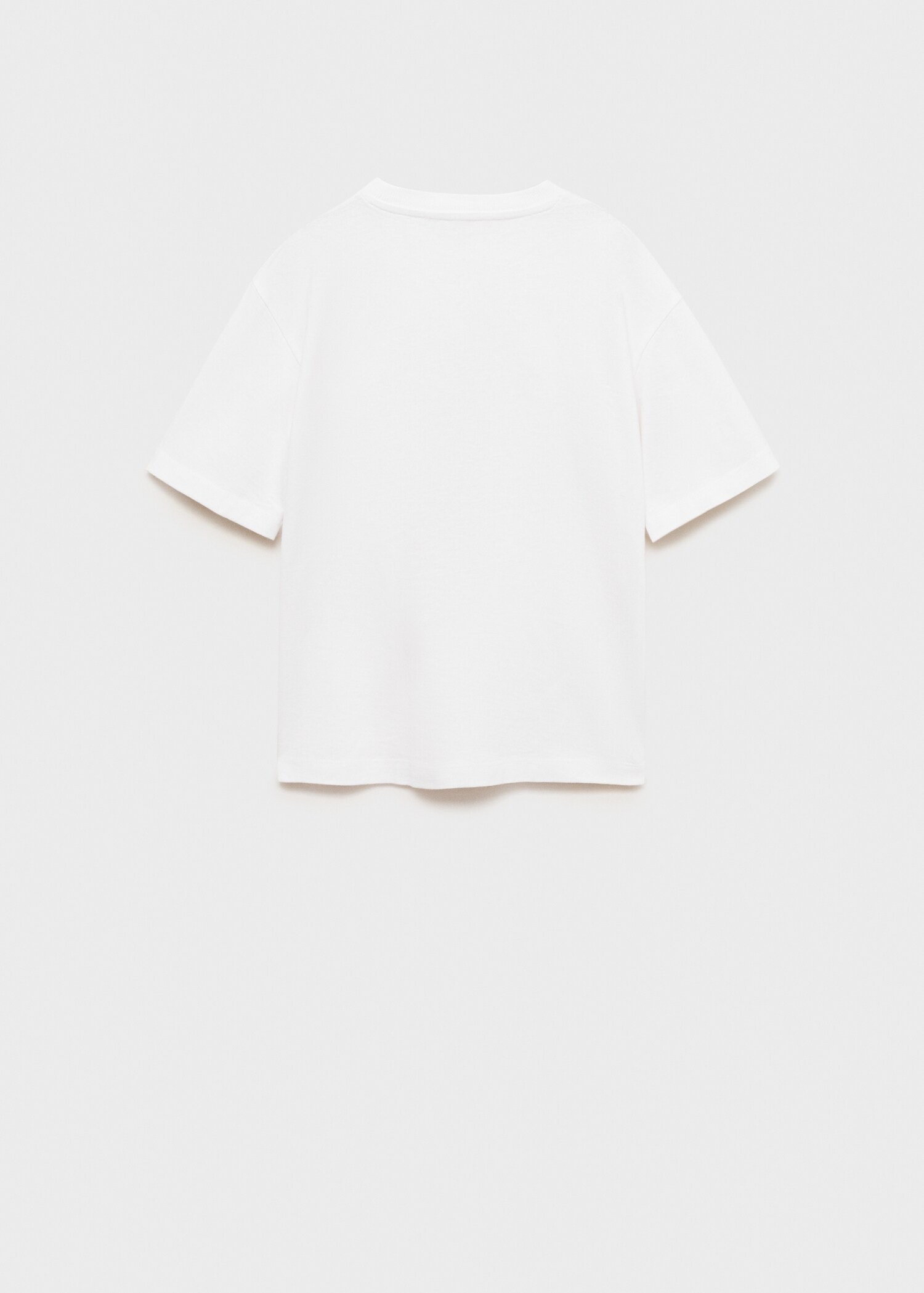 Printed cotton-blend t-shirt - Reverse of the article