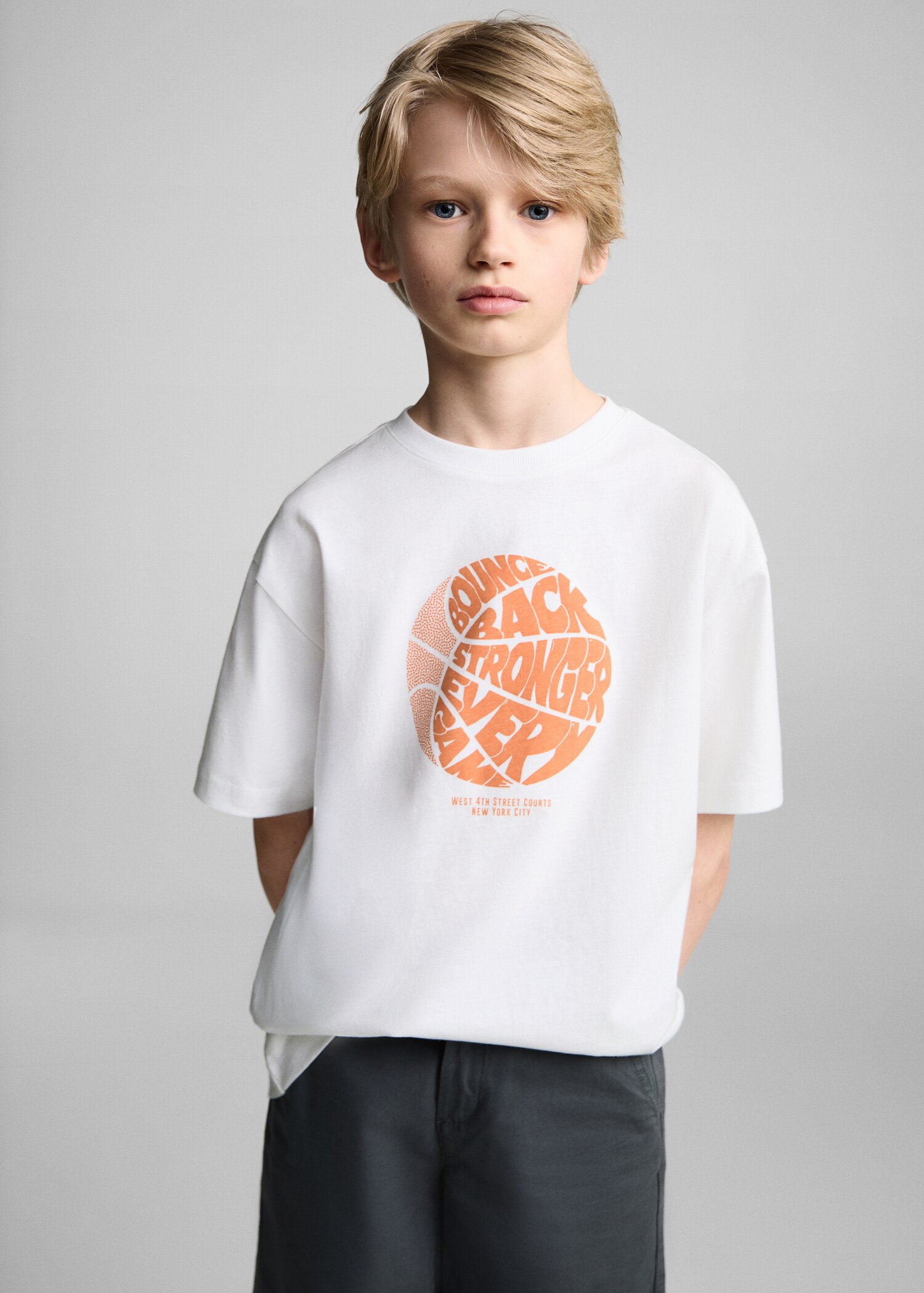 Short-sleeved printed t-shirt - Medium plane