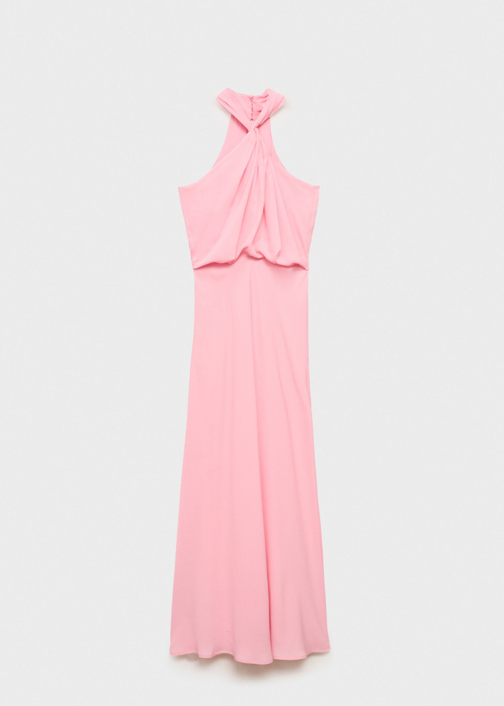 Halter dress with back opening - Article without model