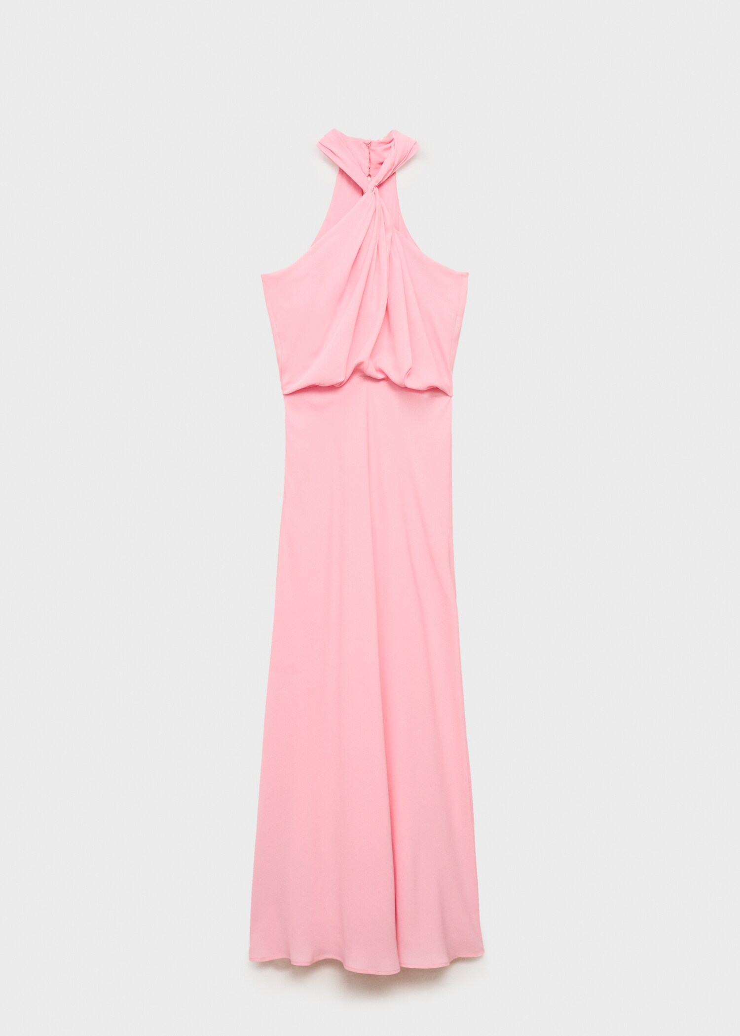 Halter dress with back opening - Article without model
