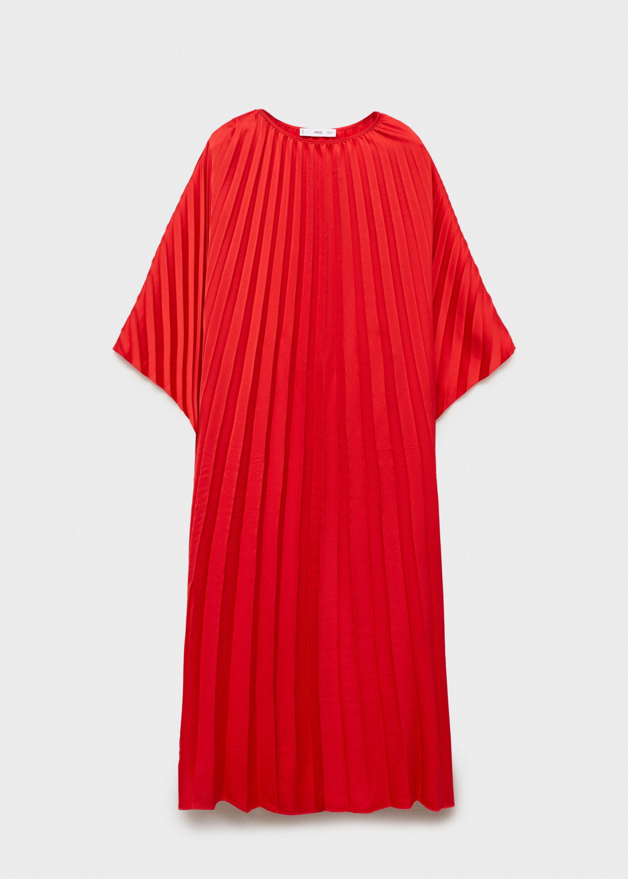 Vestido plisado manga tres cuartos - Artículo sin modelo