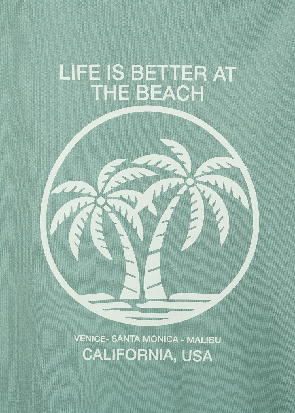 Message cotton T-shirt